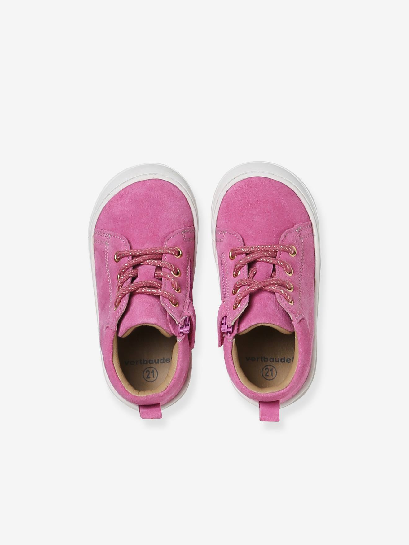 Thumbnail - Baby Lauflernboots aus weichem Leder mit Schnürung