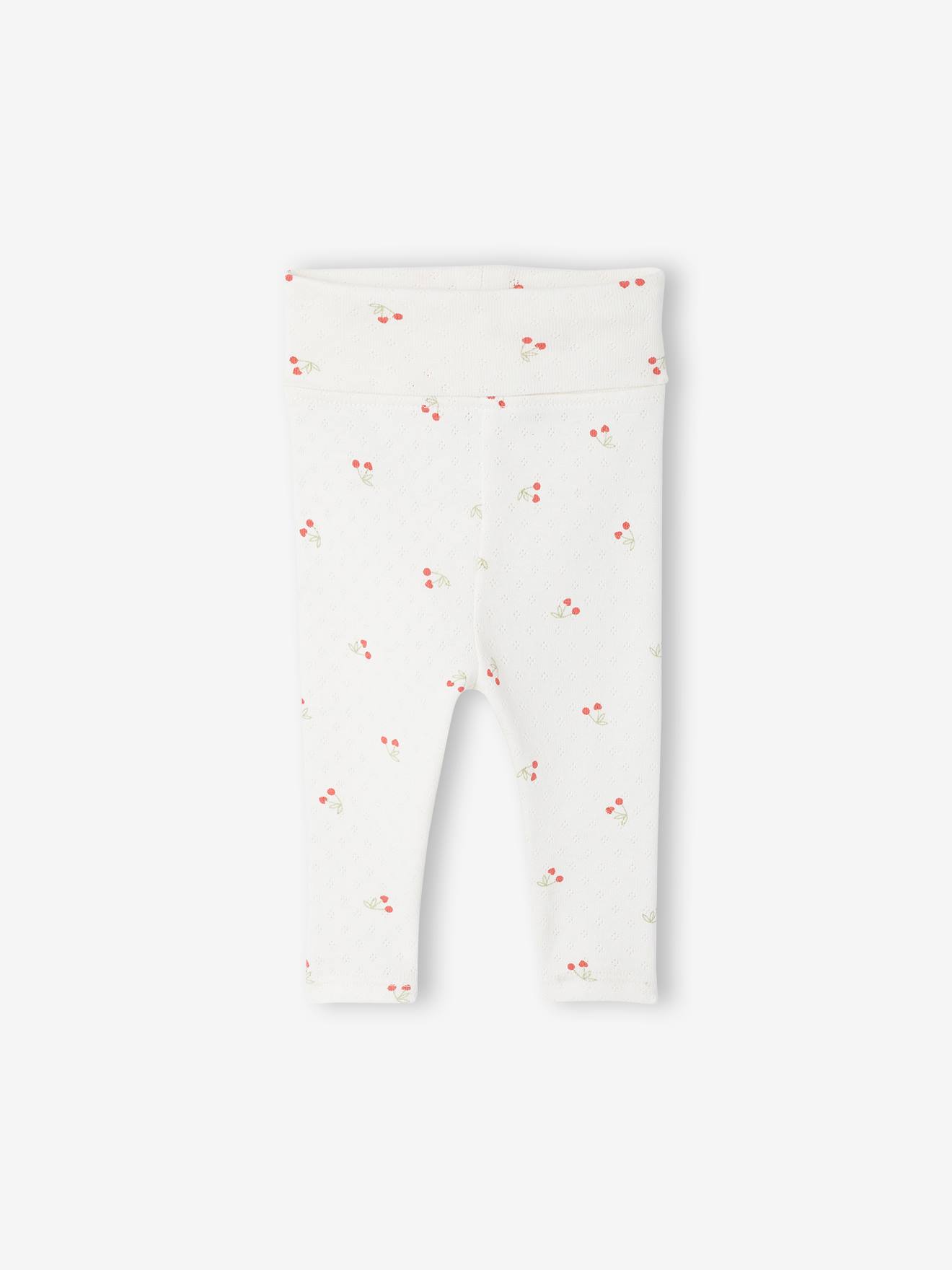 Baby Leggings mit Ajourmuster