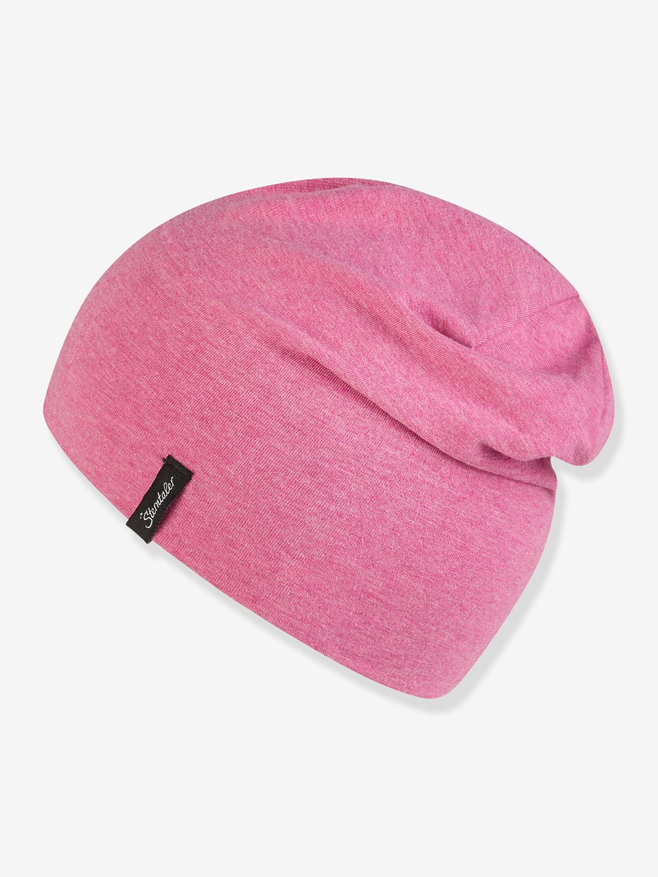 Kinder Beanie Sterntaler, e Bio-Baumwolle rosa Gr. 57 cm