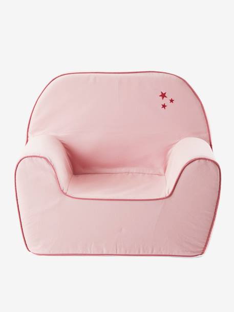 Kinderzimmer Sessel, personalisierbar - hellgrau meliert+pfirsich - 9