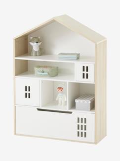 Kinderzimmer-Aufbewahrung-Spielzeugkisten & Truhen-Kinder Schrank „Maison“, Hausform