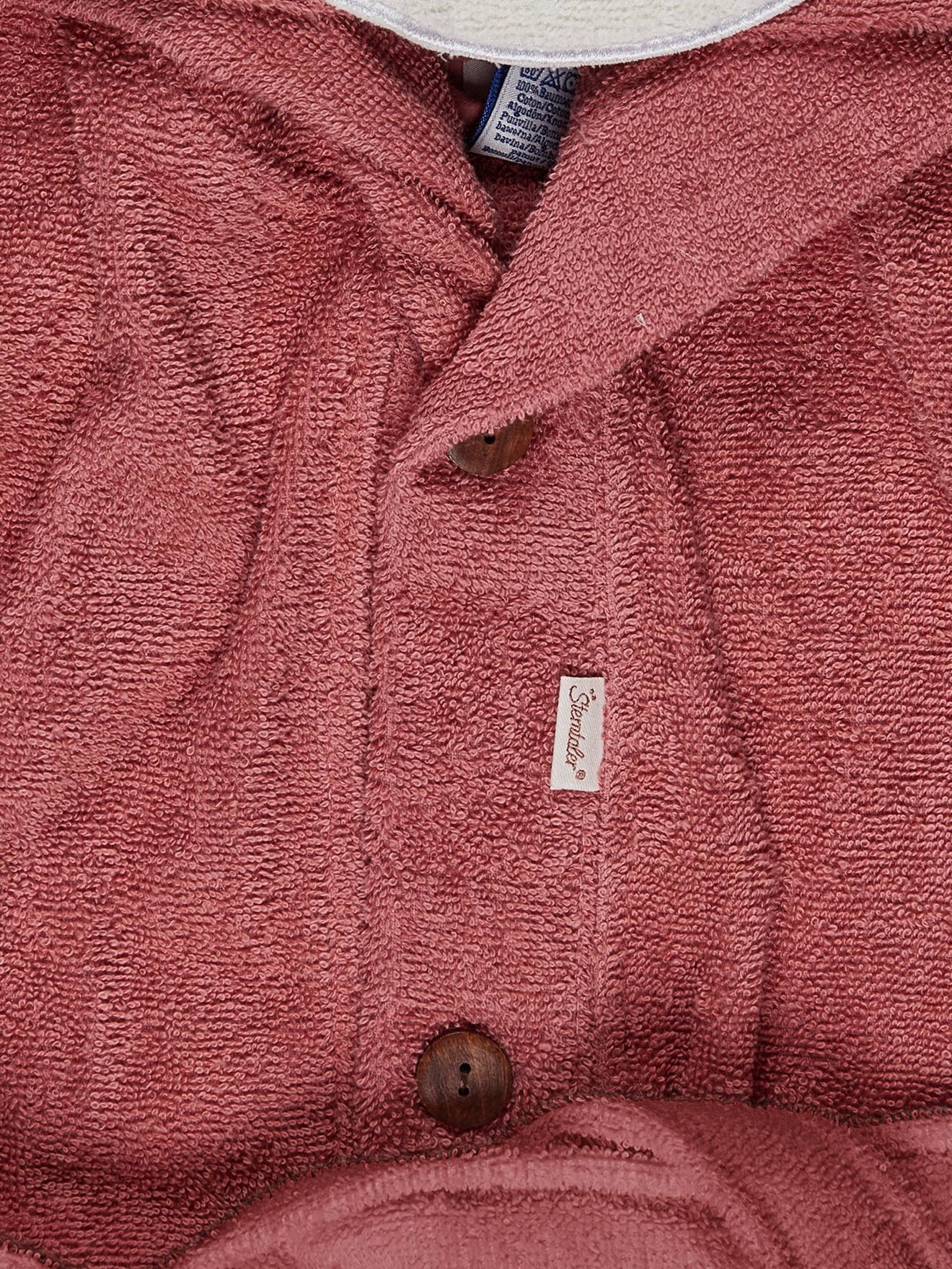 Thumbnail - Bademantel mit Hasenohren Mädchen Sterntaler blush