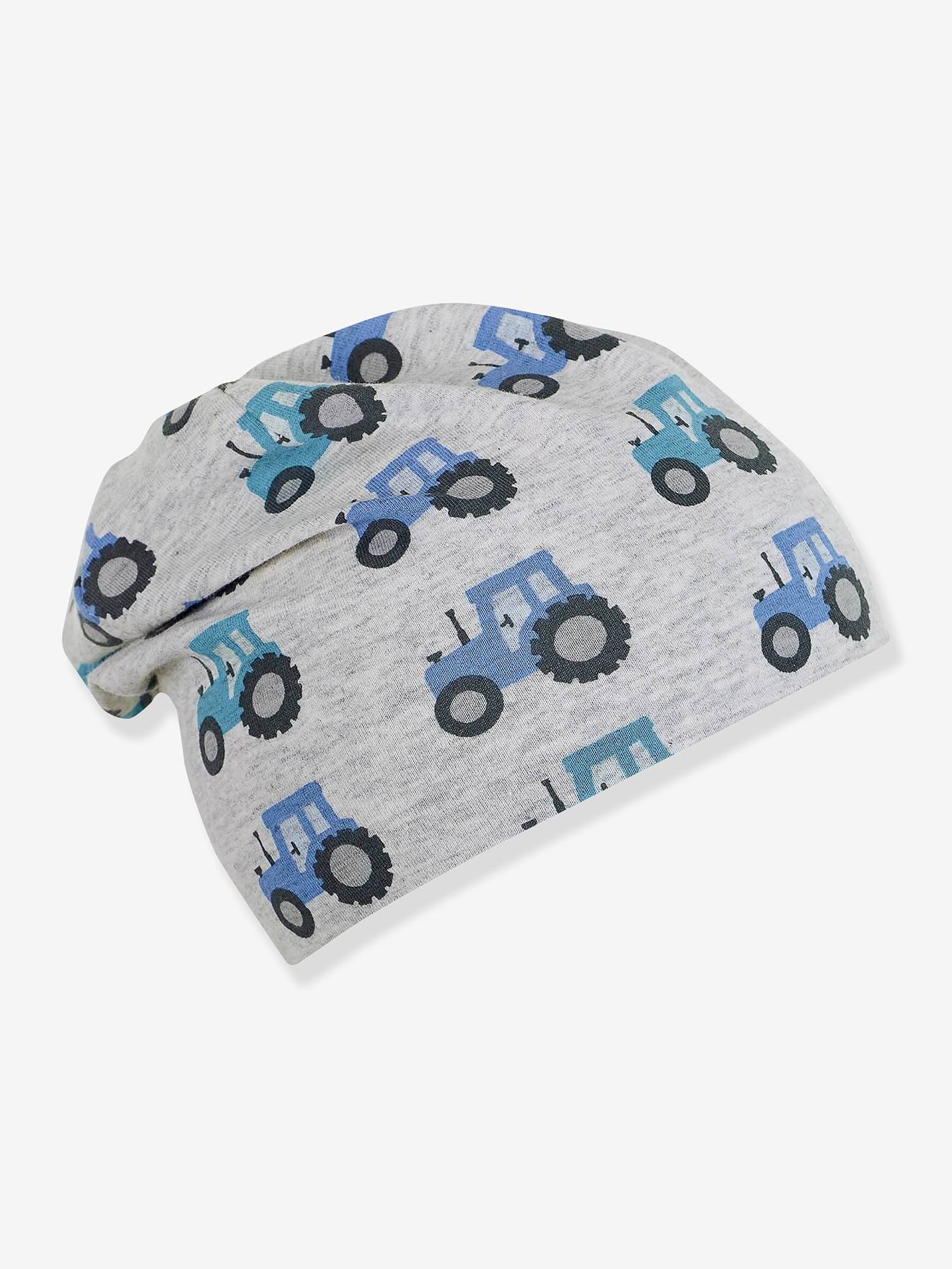 Thumbnail - Beanie Melange-Singlejersey mit Traktor-Print Jungen Sterntaler