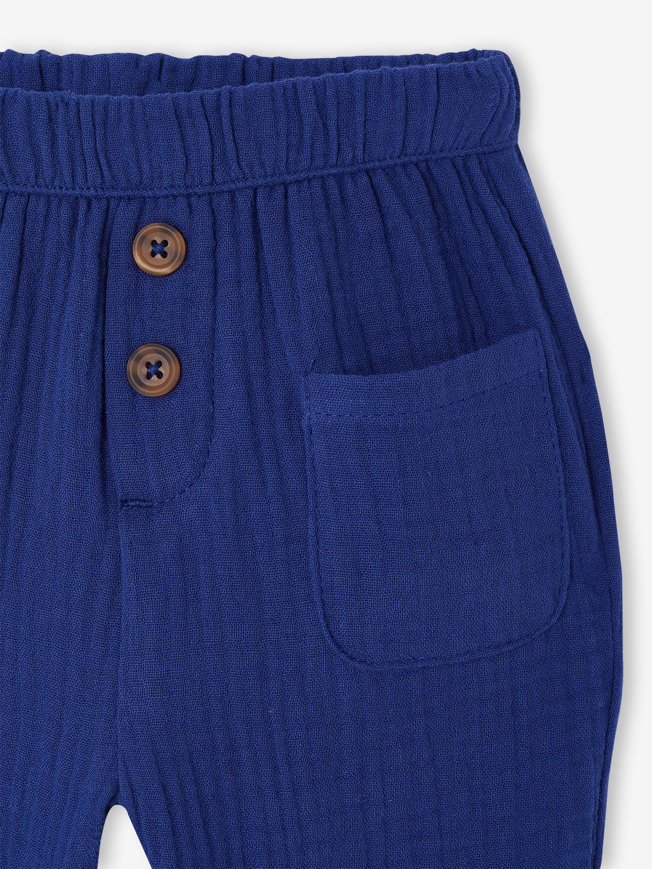 Thumbnail - Hose aus Musselin Jungen Baby