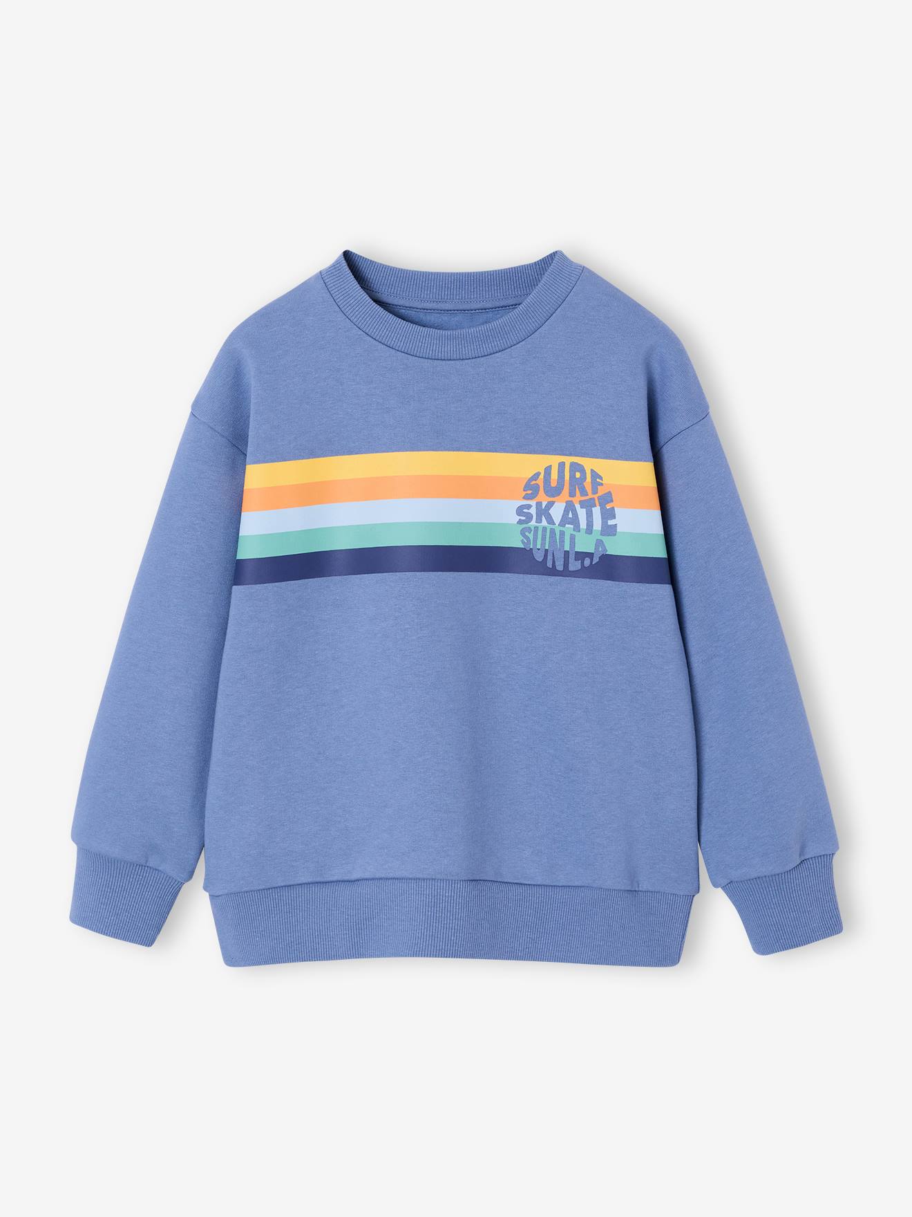 Jungen Rundhals-Sweatshirt mit Recycling-Polyester