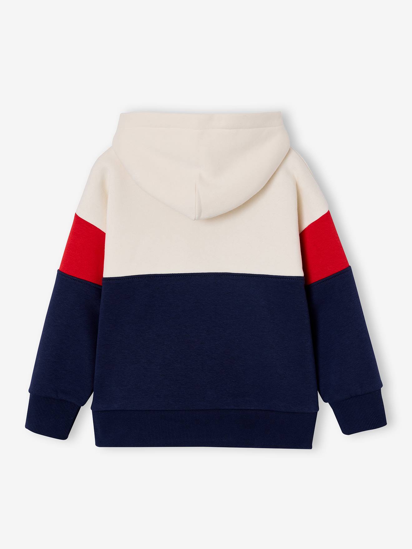 Thumbnail - Kapuzensweatshirt Jungen im Colorblock-Look