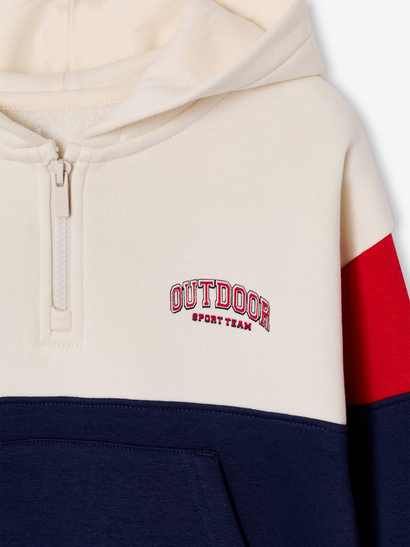 Thumbnail - Kapuzensweatshirt Jungen im Colorblock-Look