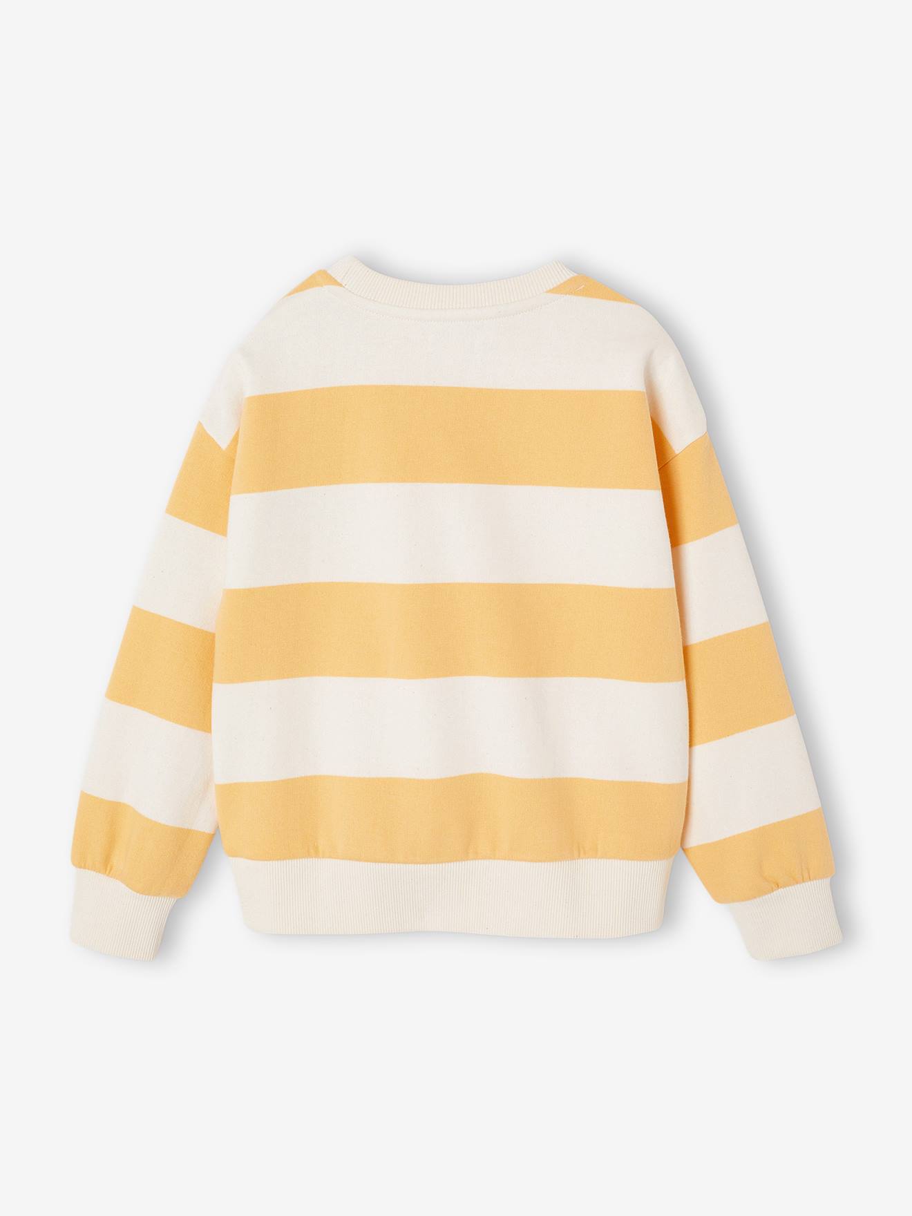 Thumbnail - Sweatshirt mit Streifen und Print Jungen