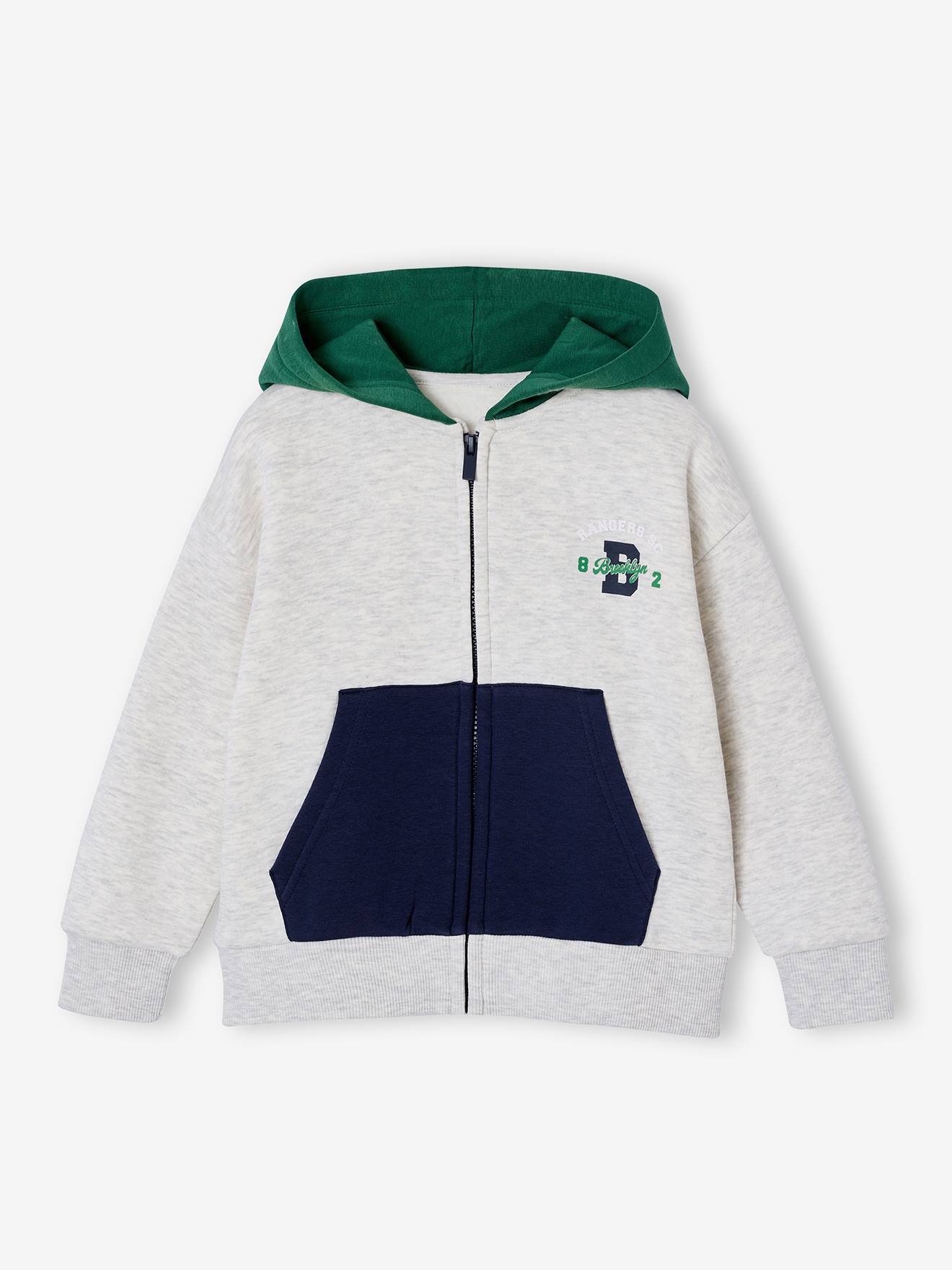 Kapuzensweatjacke Jungen englisch