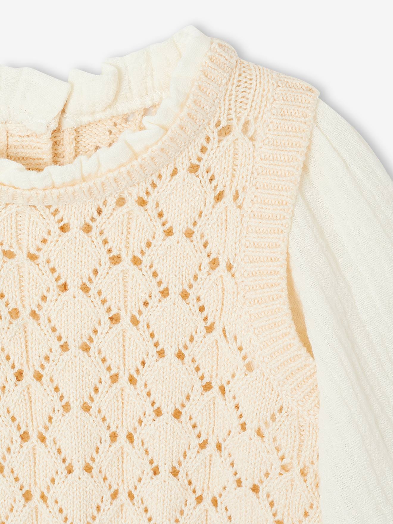 Thumbnail - Baby 2-in-1 Pullunder und Bluse