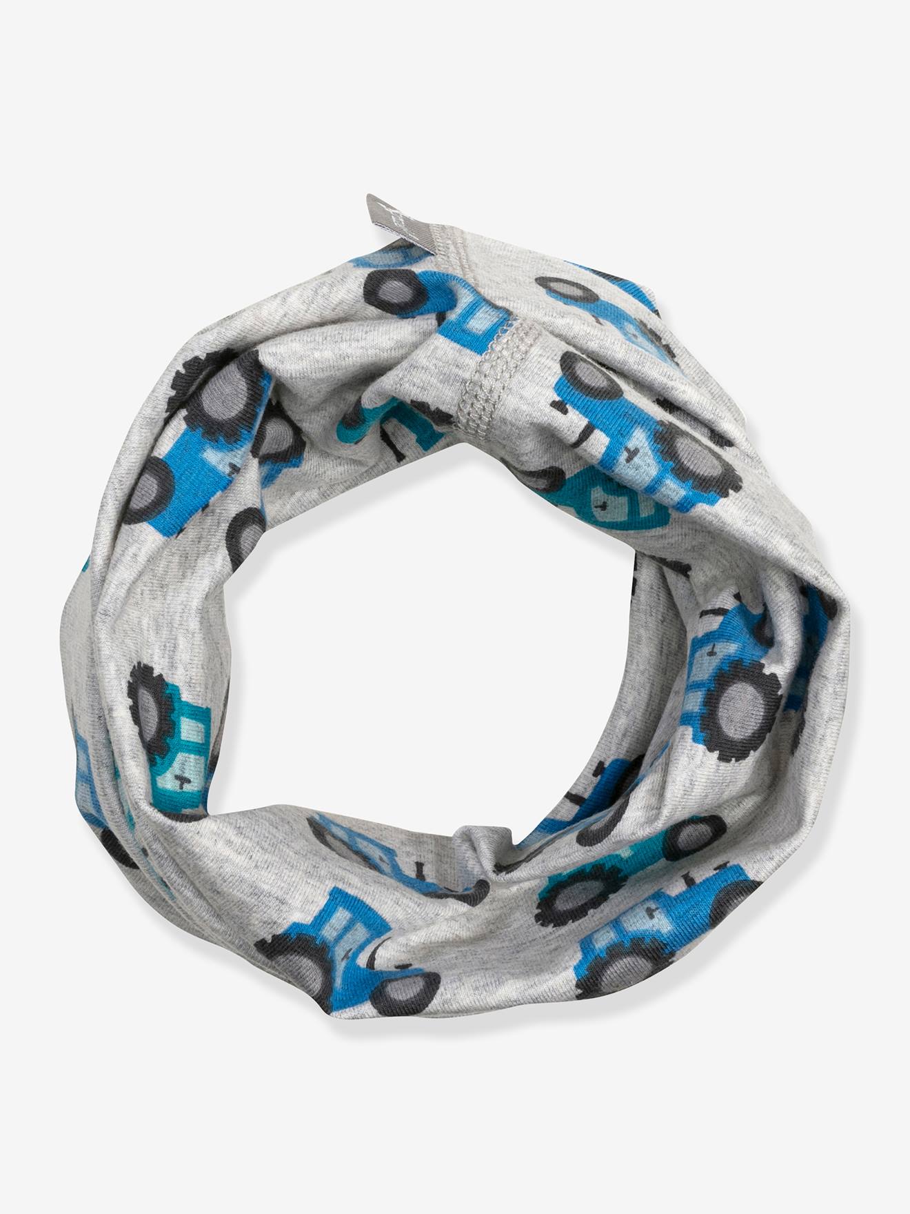 Thumbnail - Multifunktionstuch Melange-Jersey Traktor Jungen Sterntaler