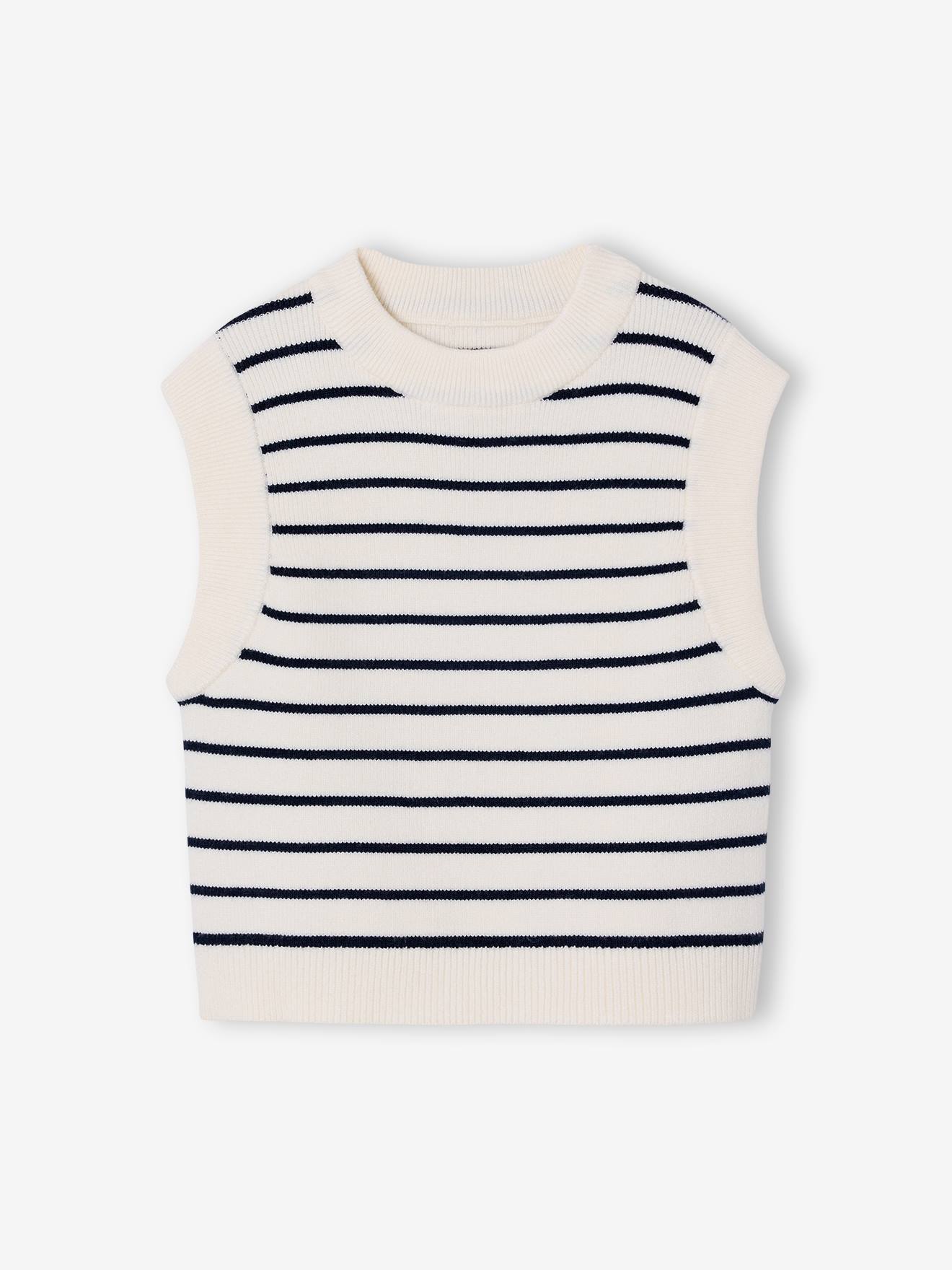 Thumbnail - Pullunder Mädchen aus Strick