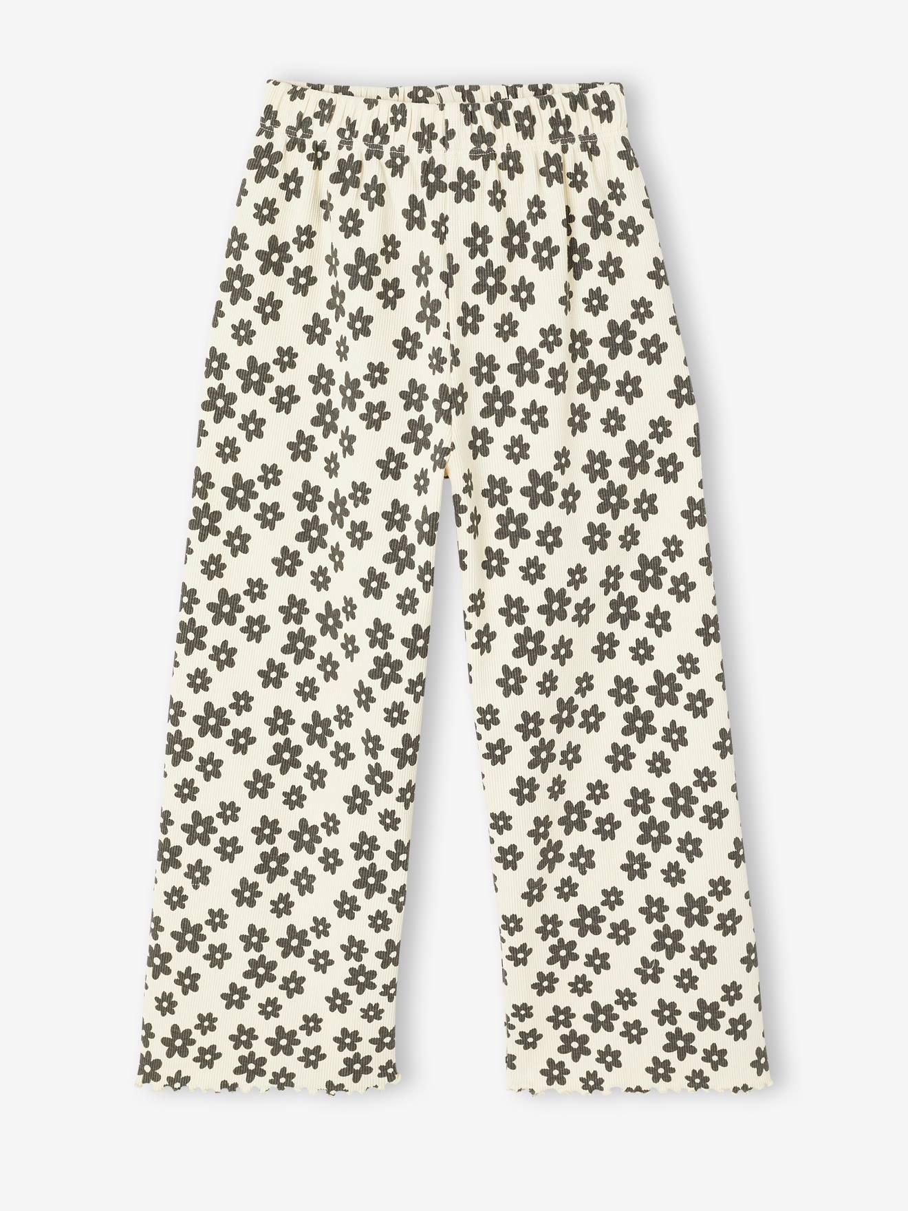 Hose aus Rippjersey Mädchen