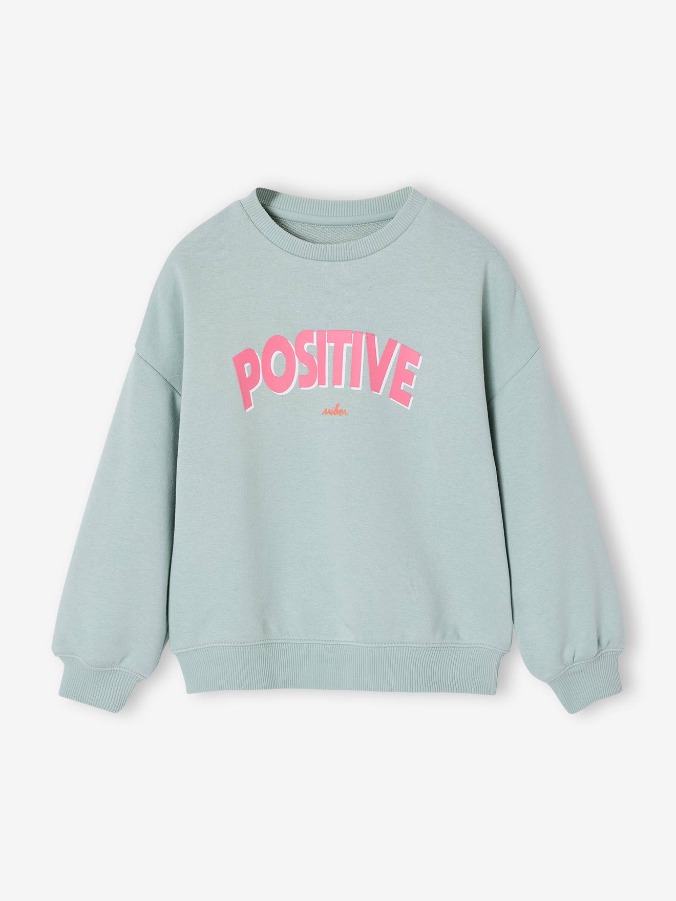 Sweatshirt mit Message-Print Mädchen