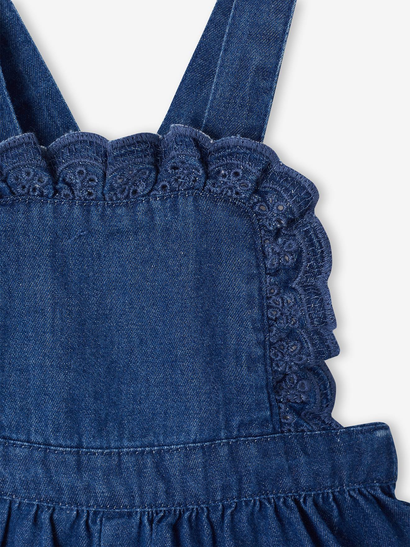 Thumbnail - Kurze Latzjeans Mädchen Baby