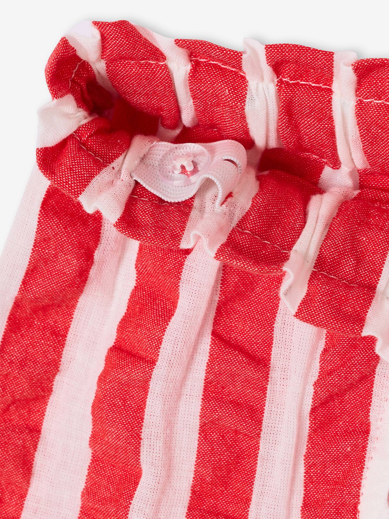 Thumbnail - Paperbag-Shorts Mädchen aus Seersucker