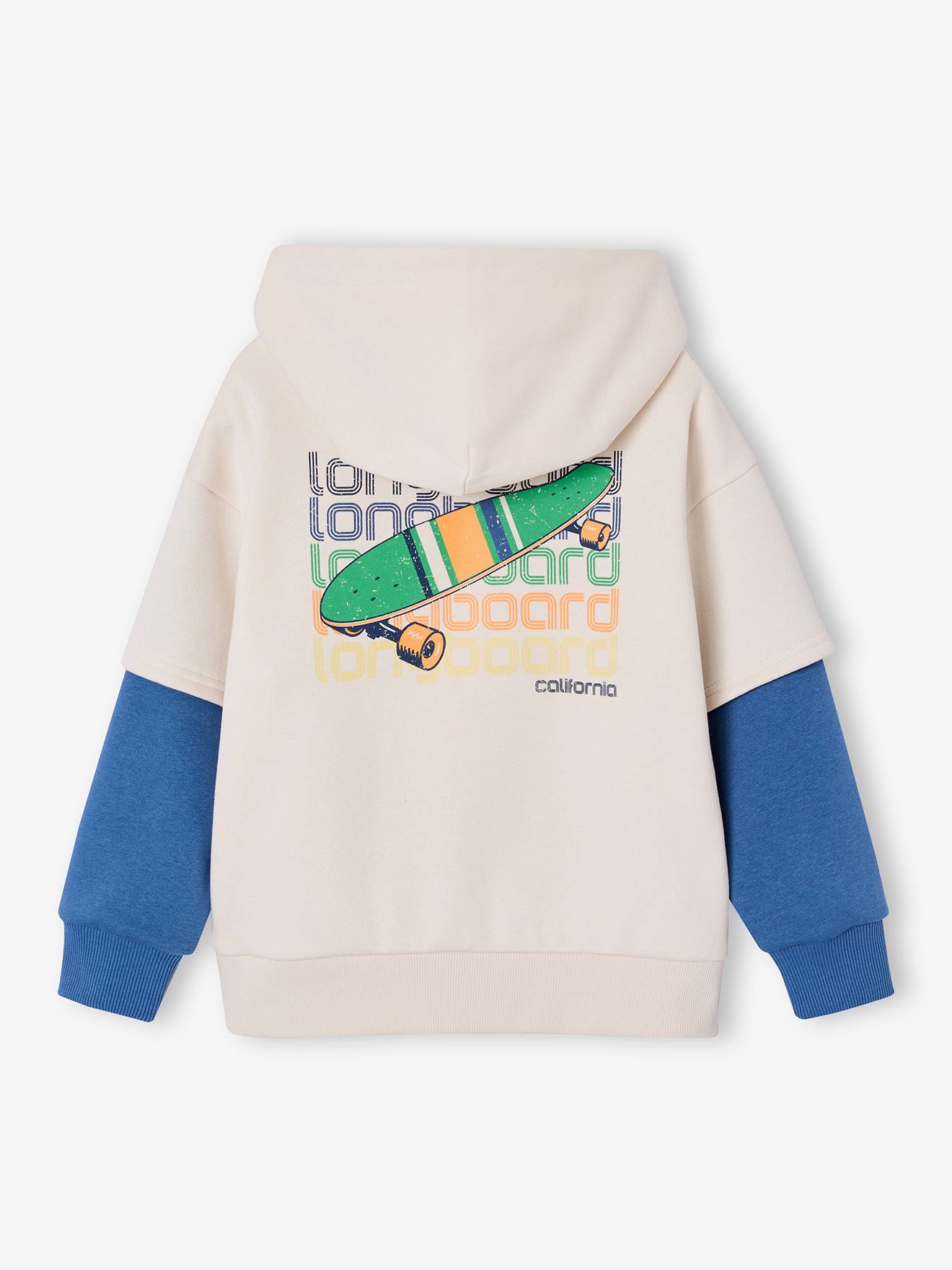 Thumbnail - Kapuzensweatshirt im Lagenlook Jungen mit Recycling-Polyester