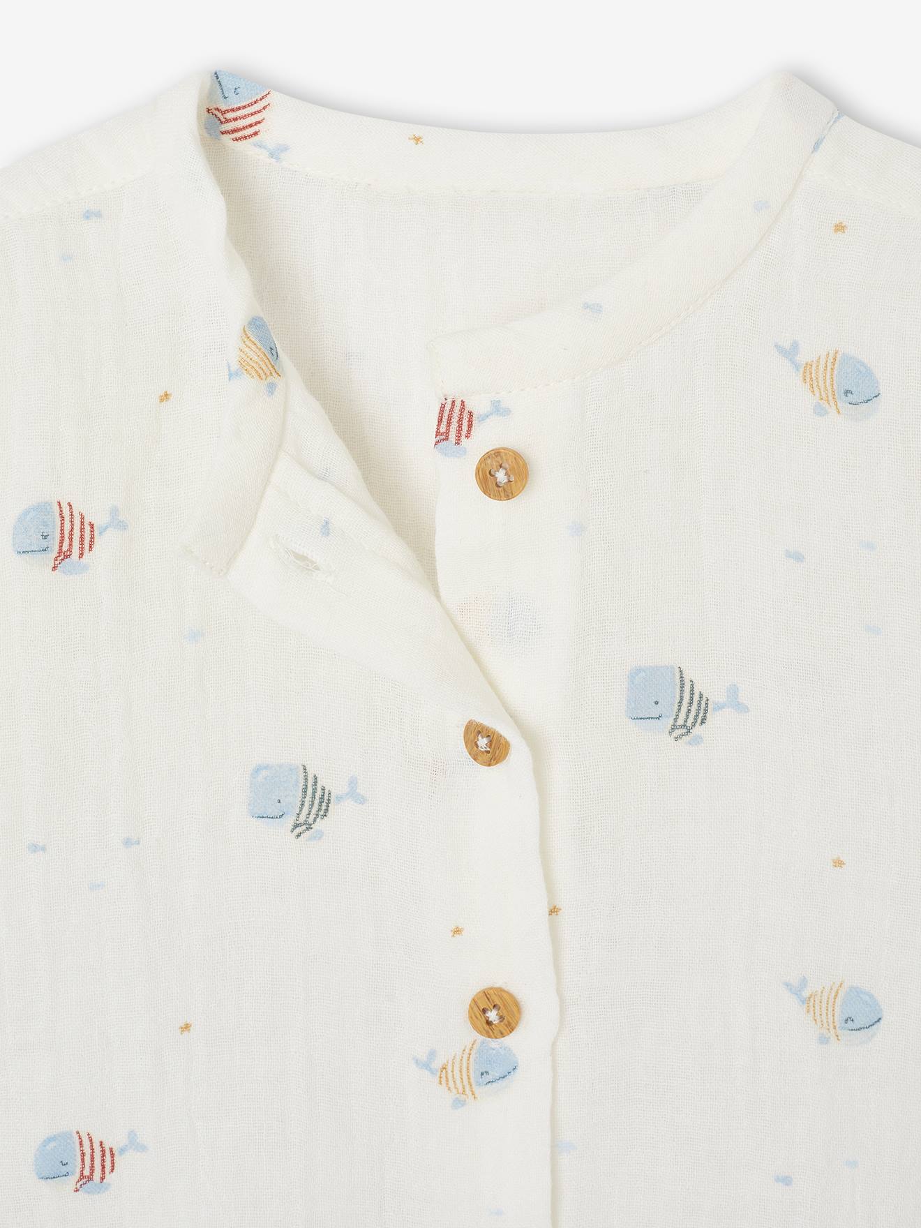 Thumbnail - Hemd aus Musselin Jungen Baby