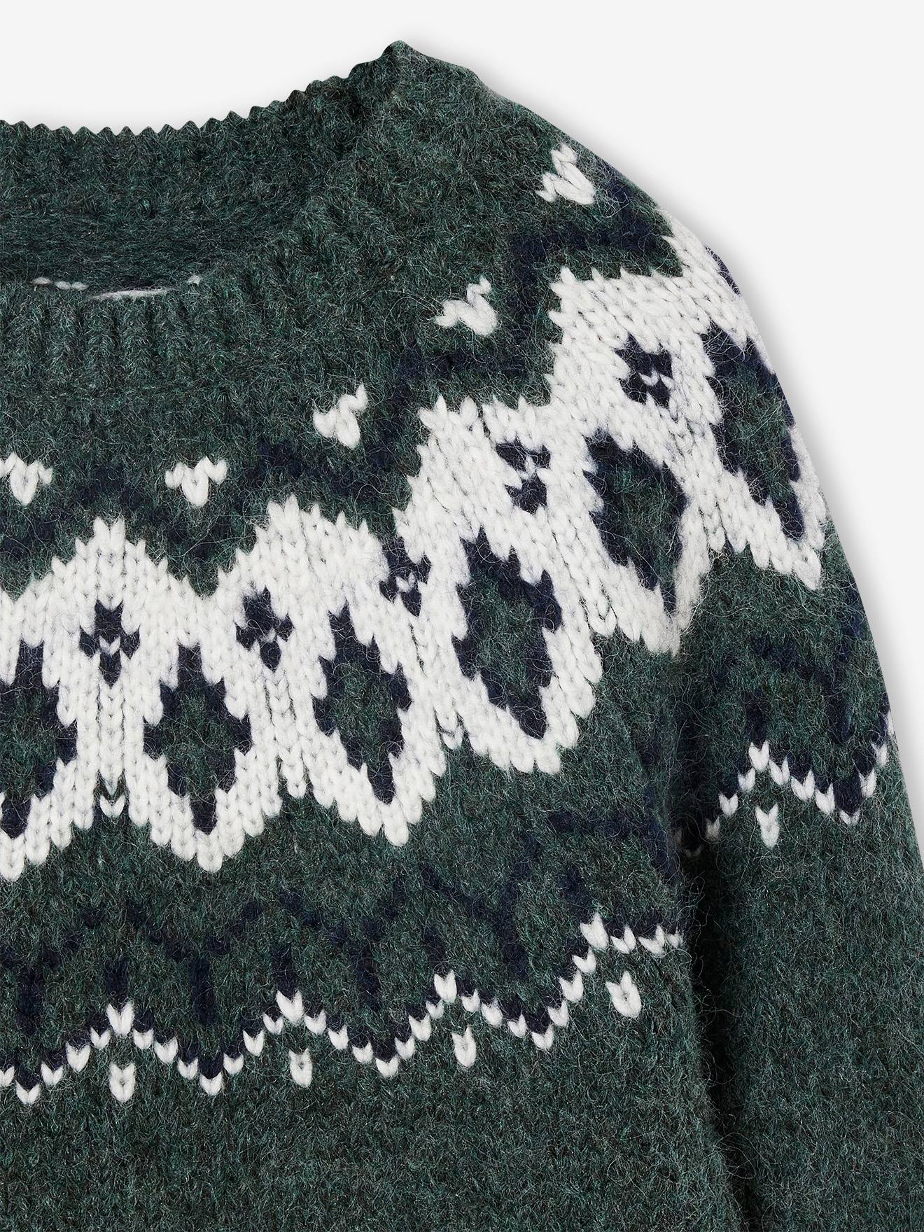 Thumbnail - Jungen Jacquard-Pullover