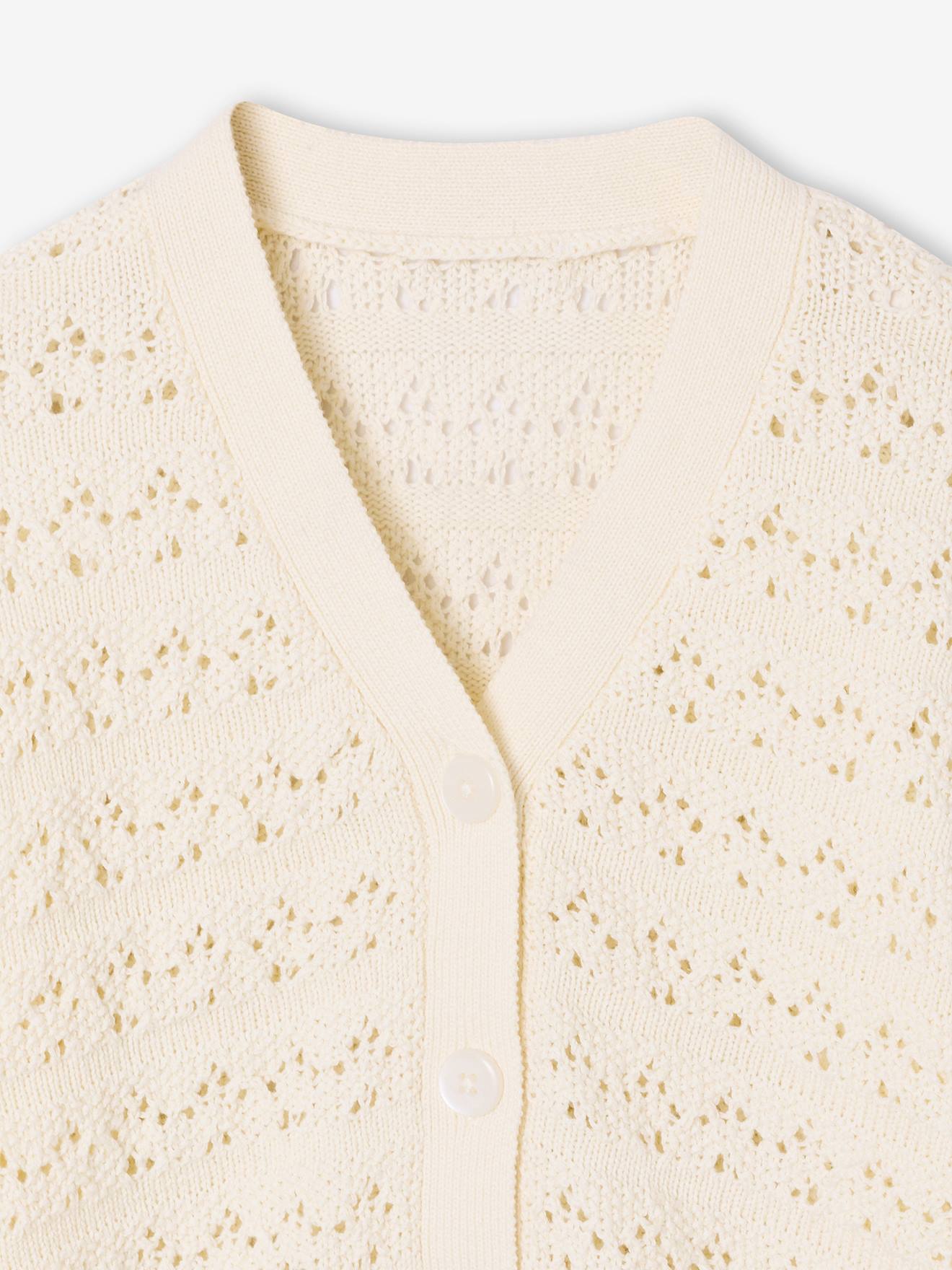 Thumbnail - Cardigan aus Ajourstrick Mädchen