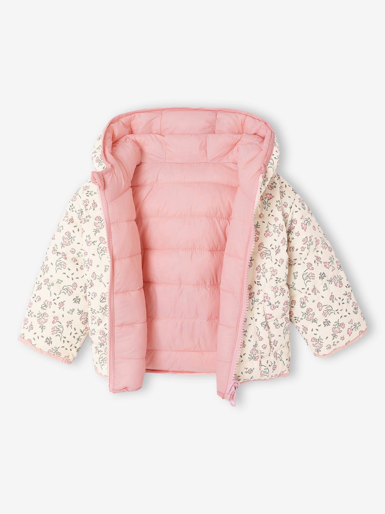 Thumbnail - Leichte Baby Wende-Steppjacke mit Kapuze