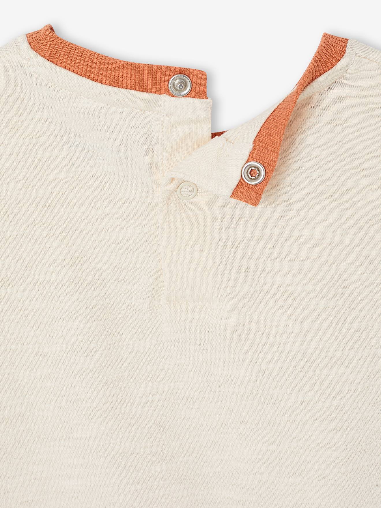 Thumbnail - Baby Shirt mit Kontrastkragen