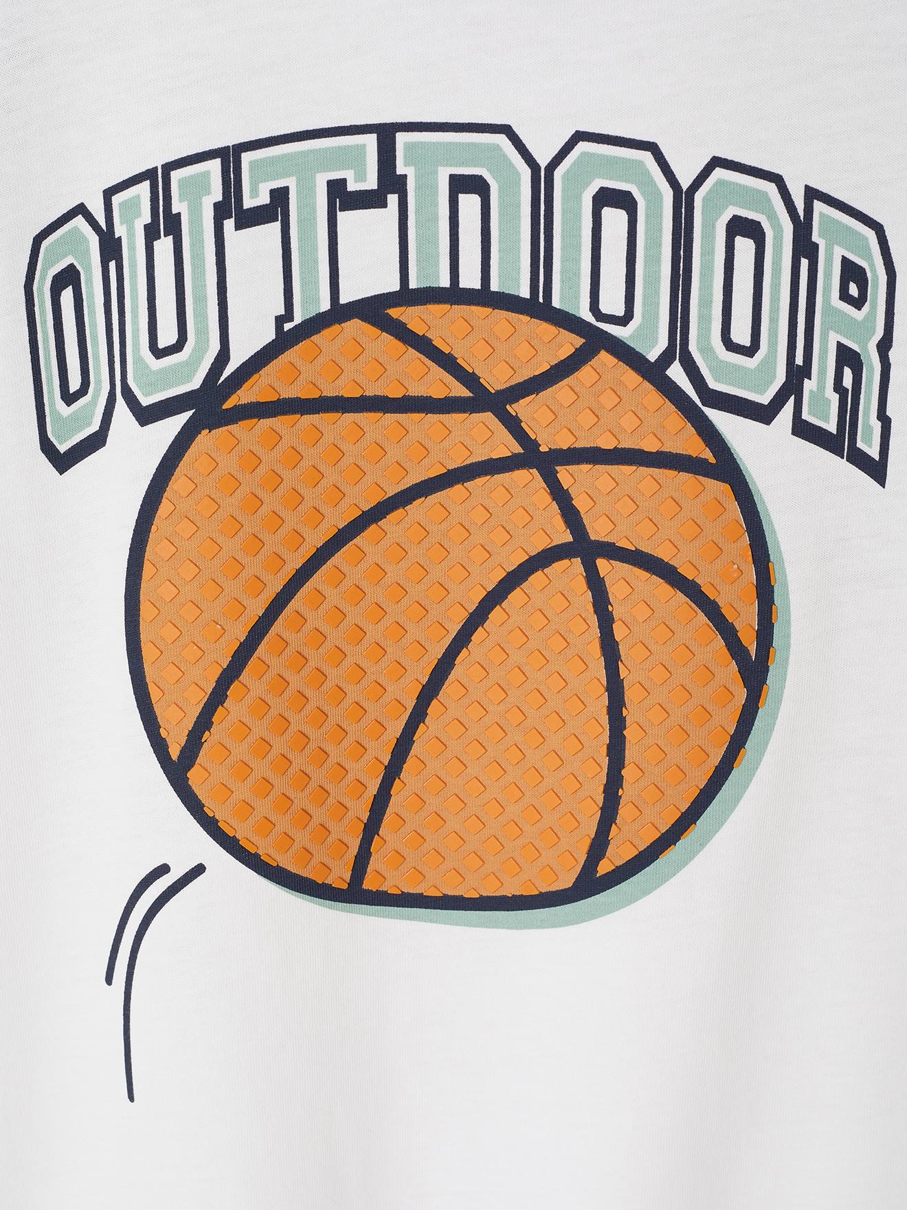 Thumbnail - T-Shirt mit Kontrastärmeln und Recycling-Baumwolle Jungen