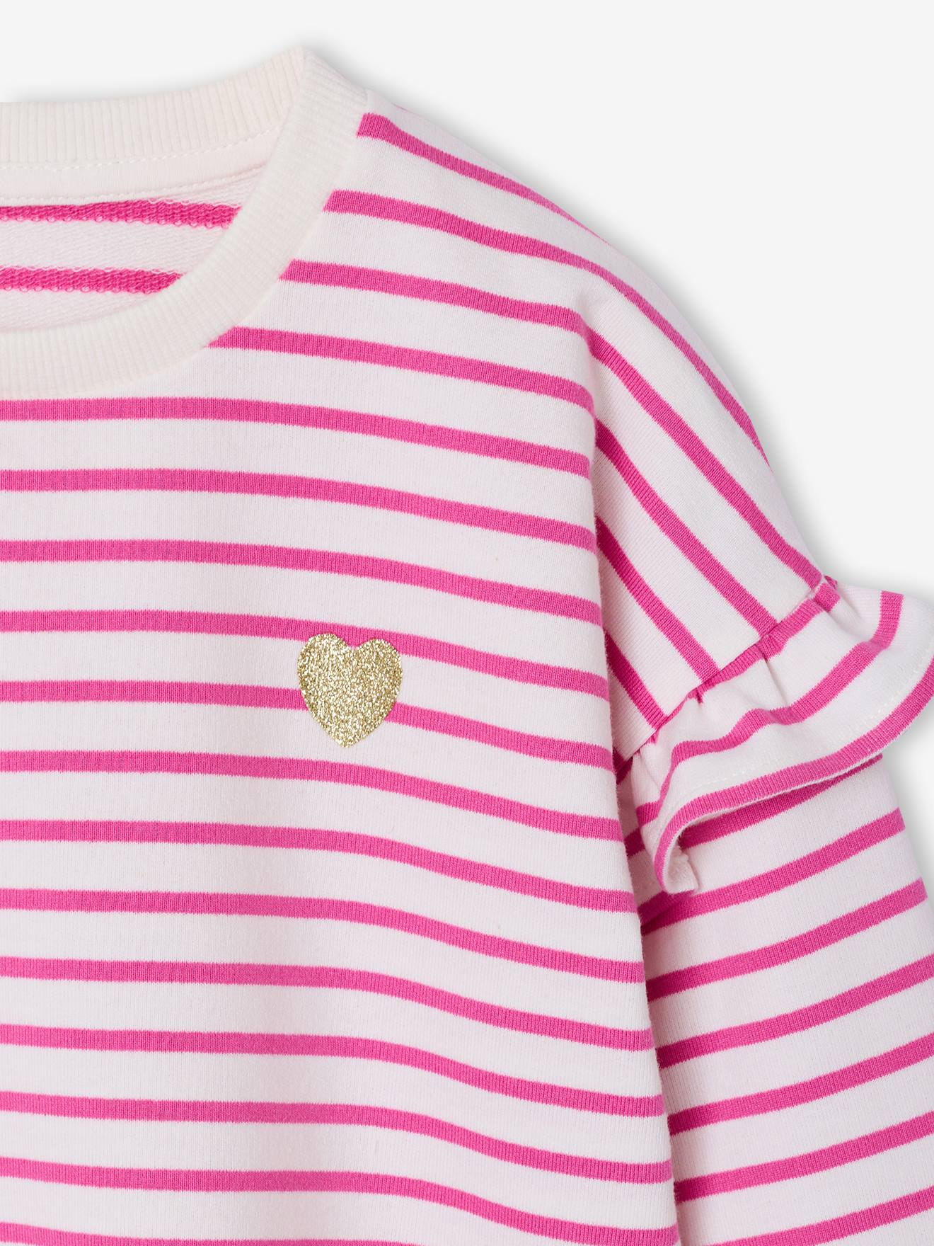 Thumbnail - Mädchen Ringel-Sweatshirt