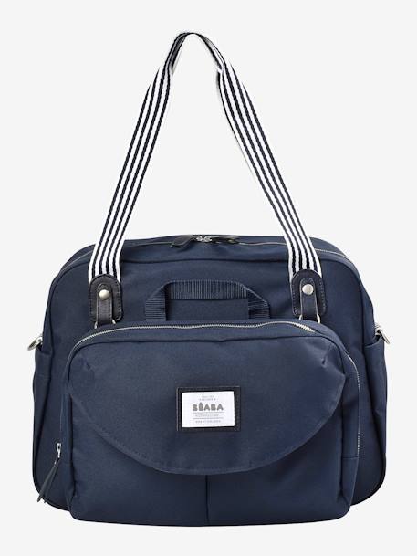 Wickeltasche GENÈVE II BEABA blau bedruckt+grau meliert+graugrün+marine 24