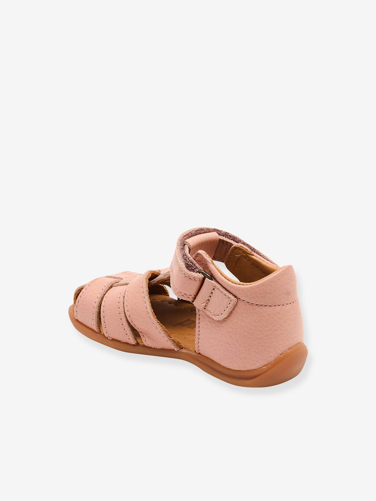 Thumbnail - Sandalen CARLY aus Leder mit Klettverschluss Kinder bisgaard puder