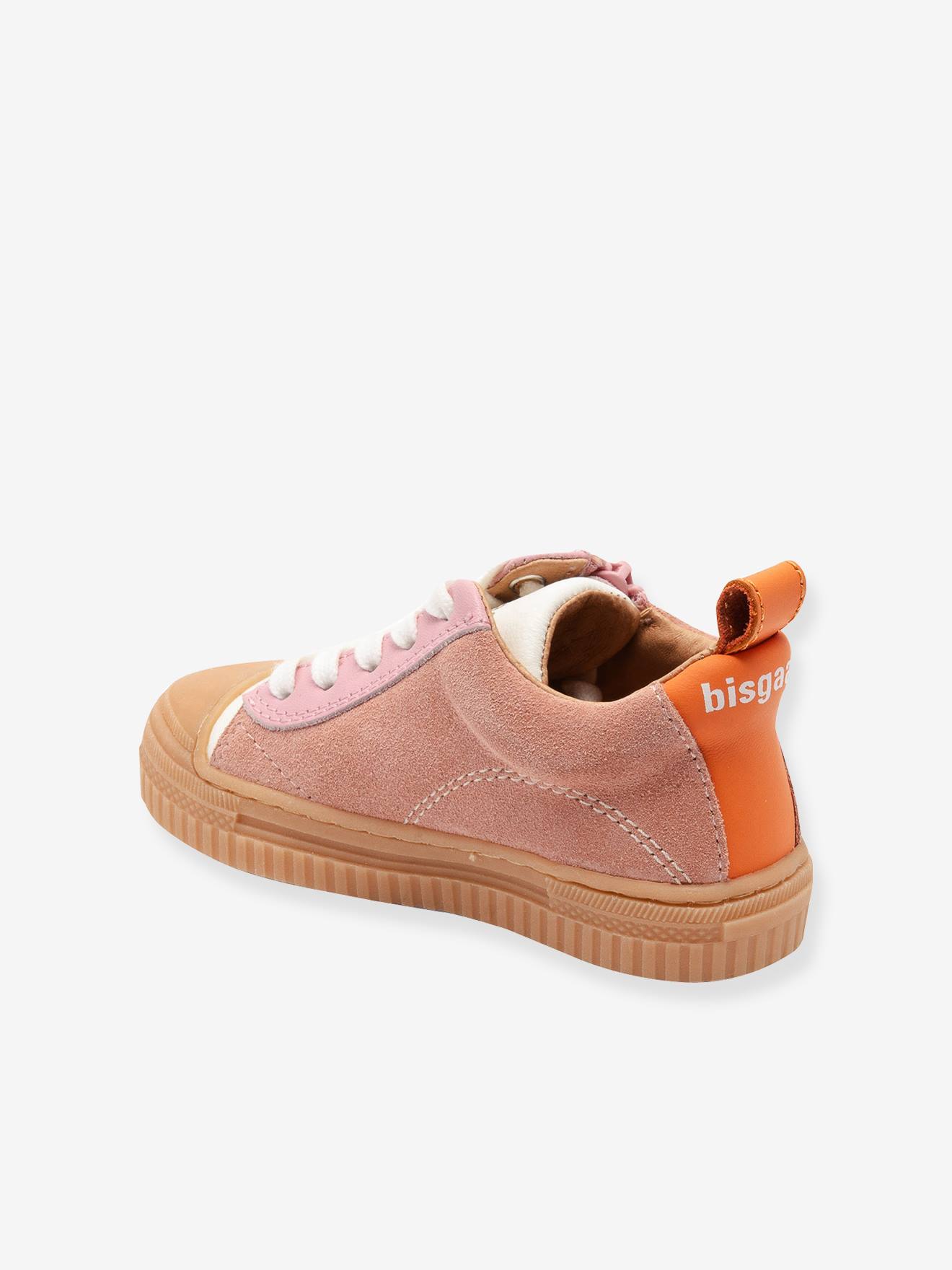 Thumbnail - Sneaker SIA aus Leder mit Reißverschluss Kinder bisgaard pudrig