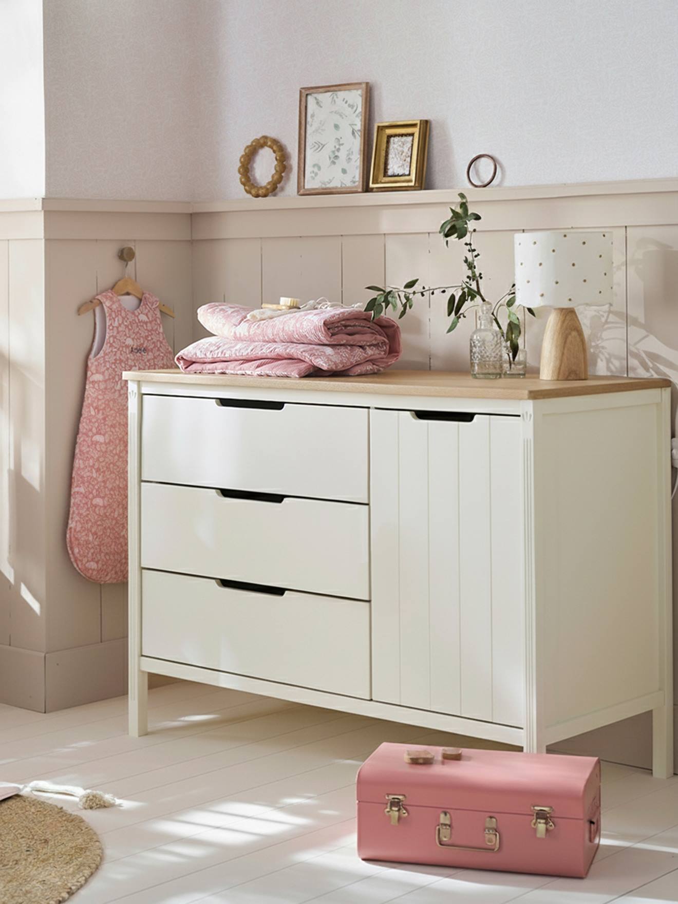 Vertbaudet Kommode Landleben Tiefe 52Cm Kinderzimmer Hellbeige Einheitsgröße