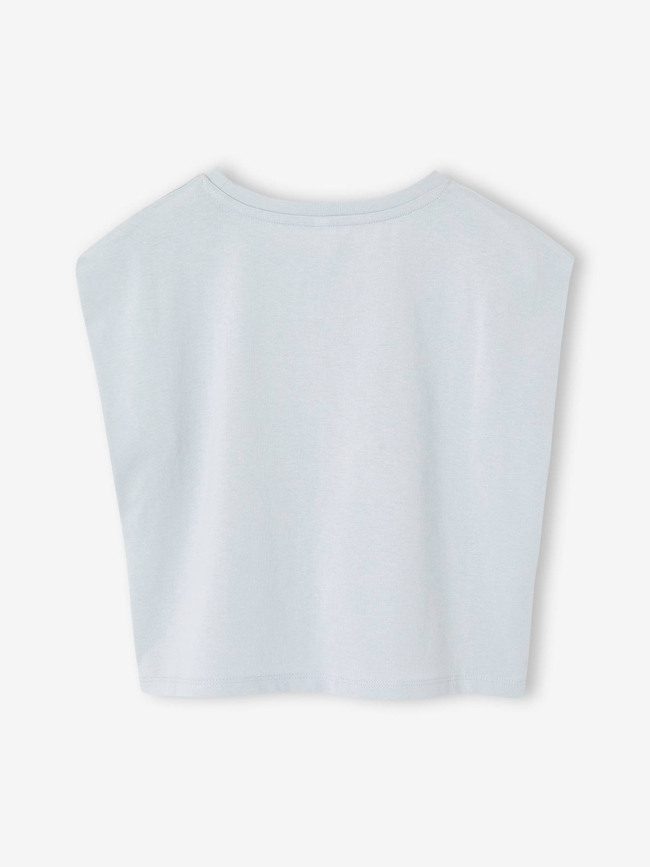 Thumbnail - T-Shirt Mädchen mit Schulterpolstern