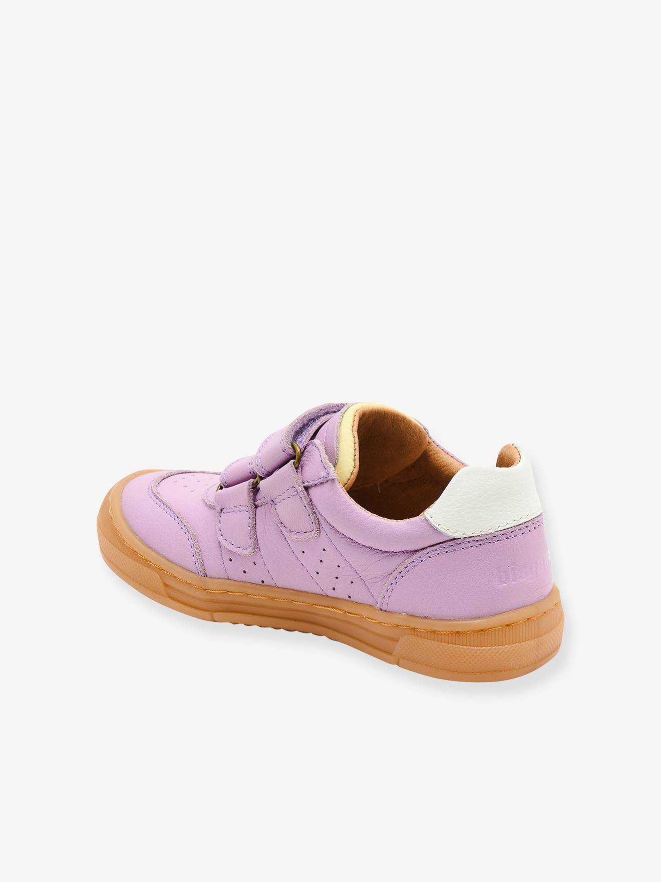 Thumbnail - Sneaker ROB aus Leder mit Klettverschluss Kinder bisgaard lavandel