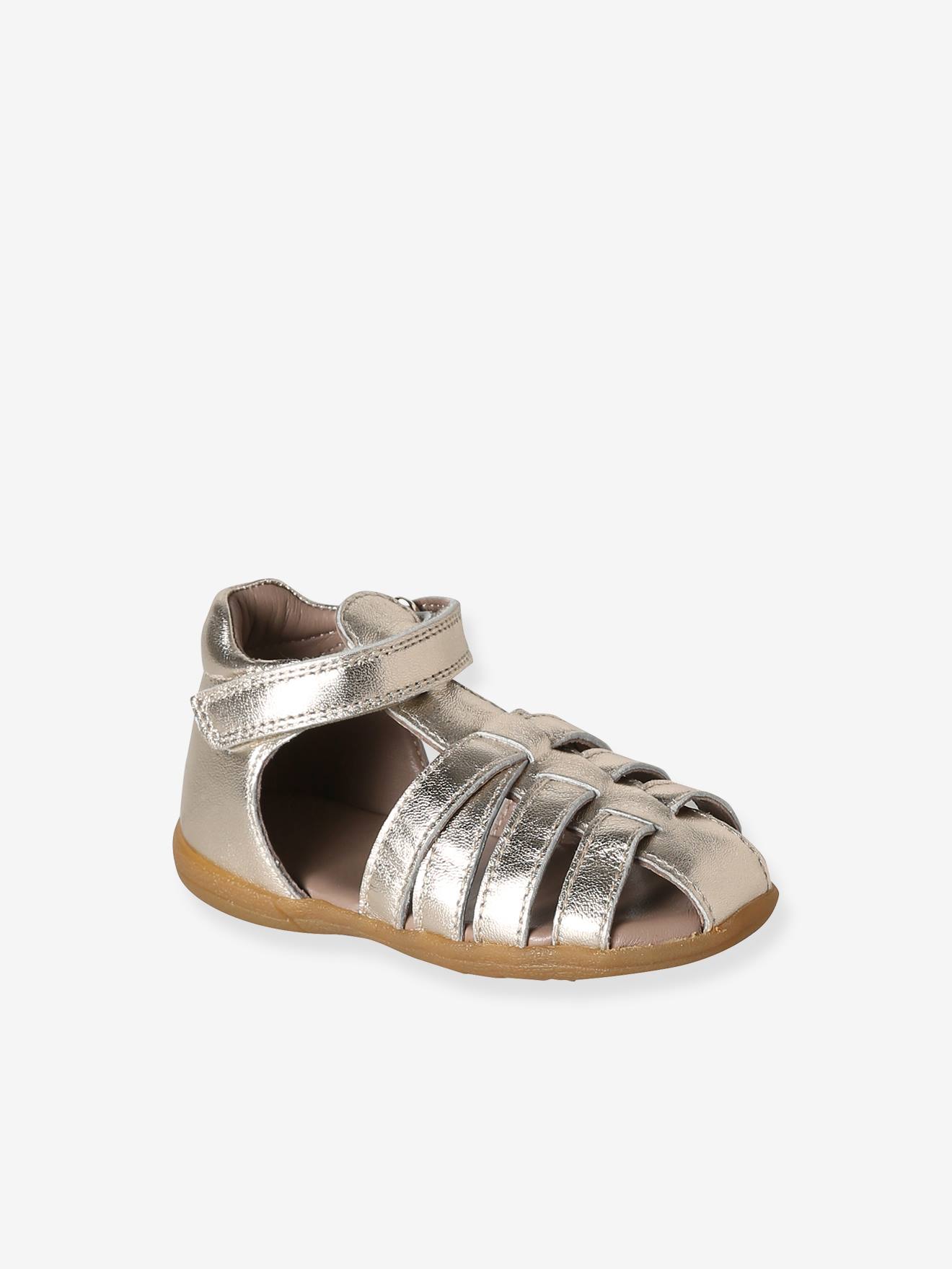 Baby Leder-Lauflernsandalen