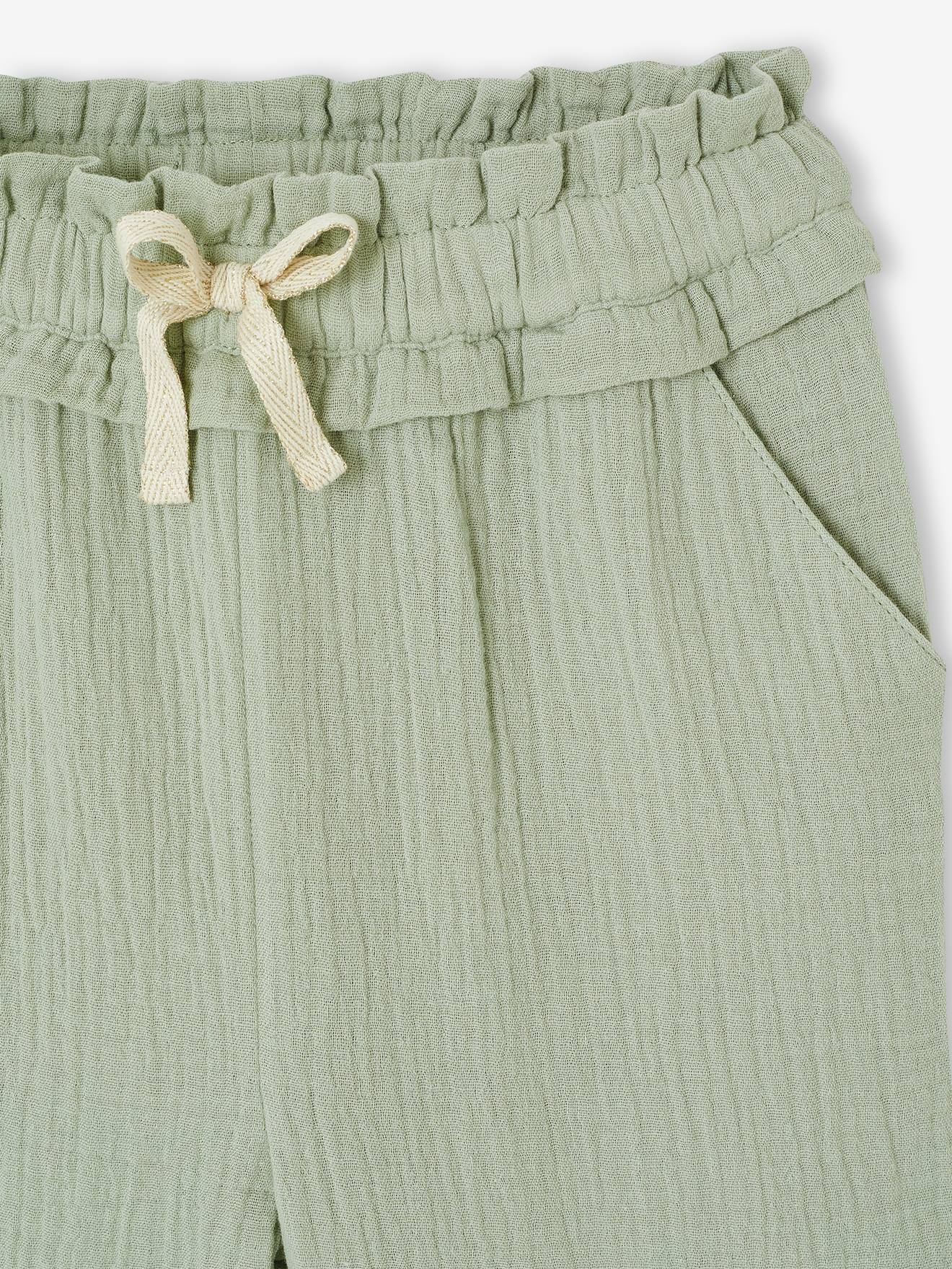 Thumbnail - Weite Hose aus Musselin Mädchen