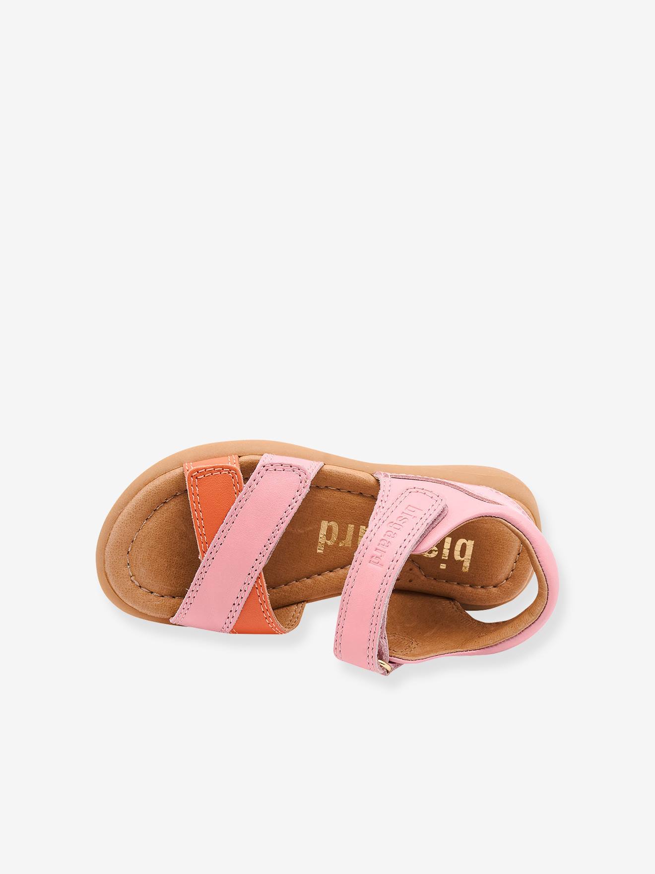 Thumbnail - Sandalen SOFIE aus Leder mit Klettverschluss Mädchen bisgaard bonbon