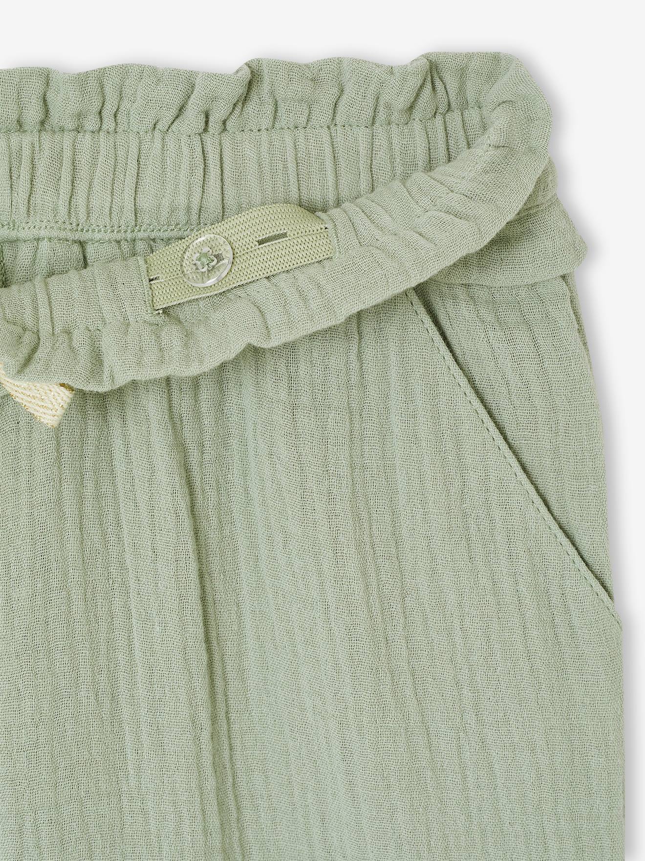 Thumbnail - Weite Hose aus Musselin Mädchen