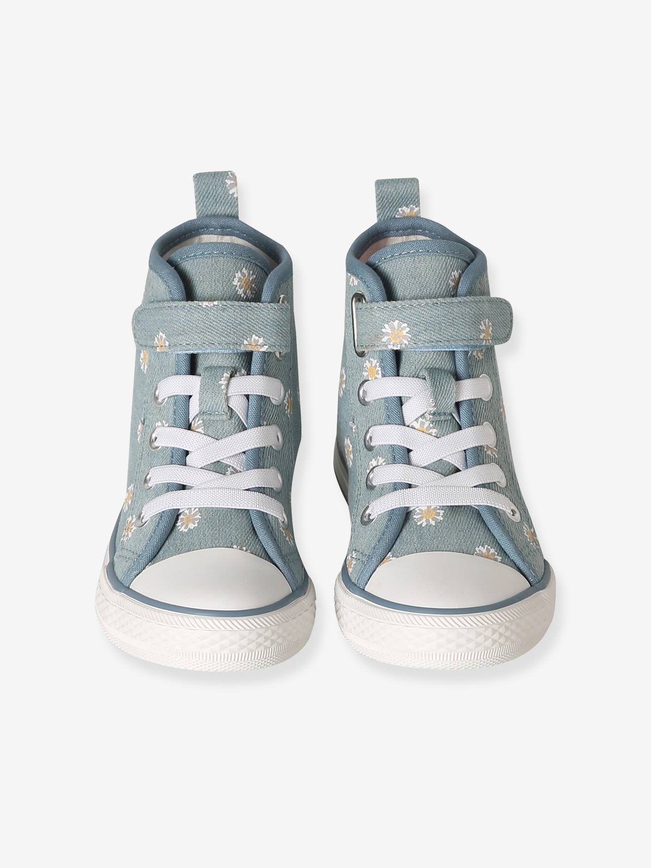 Thumbnail - Hohe Stoffsneakers mit Anziehtrick Kinder