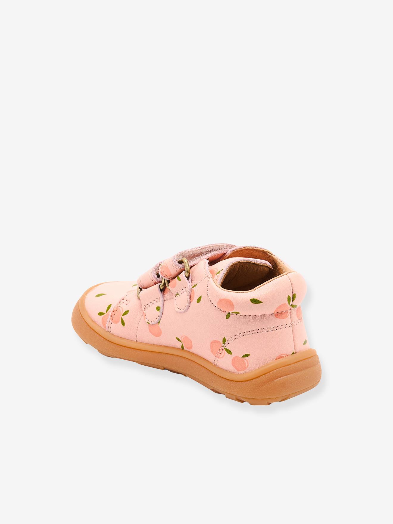 Thumbnail - Barfuß-Sneaker DEX aus Leder mit Klettverschluss Kinder bisgaard pudrig