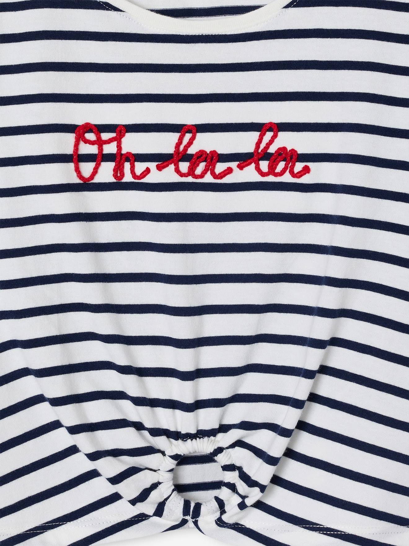 Thumbnail - T?Shirt Mädchen mit Zierknoten am Saum