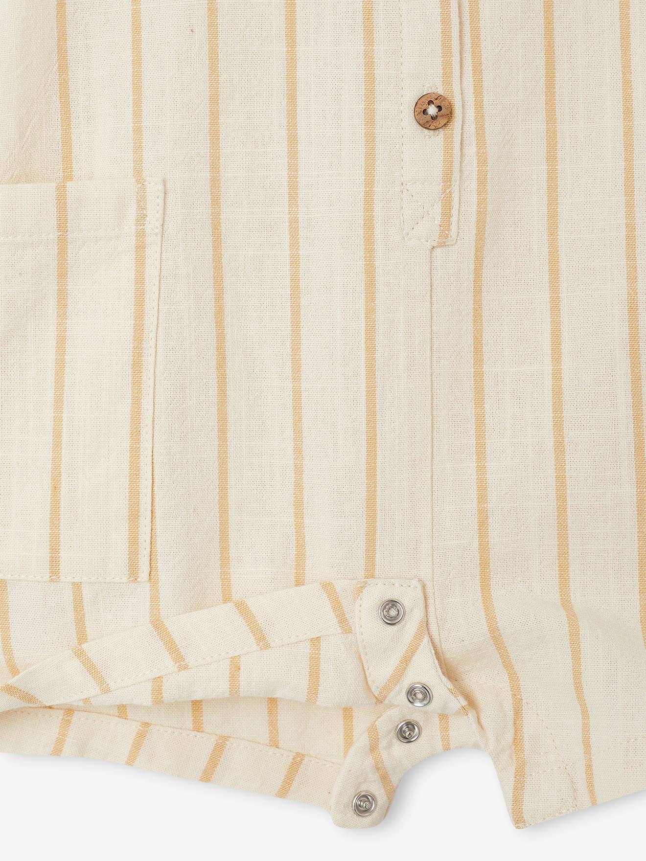 Thumbnail - Gestreifter Kurzoverall Jungen Baby