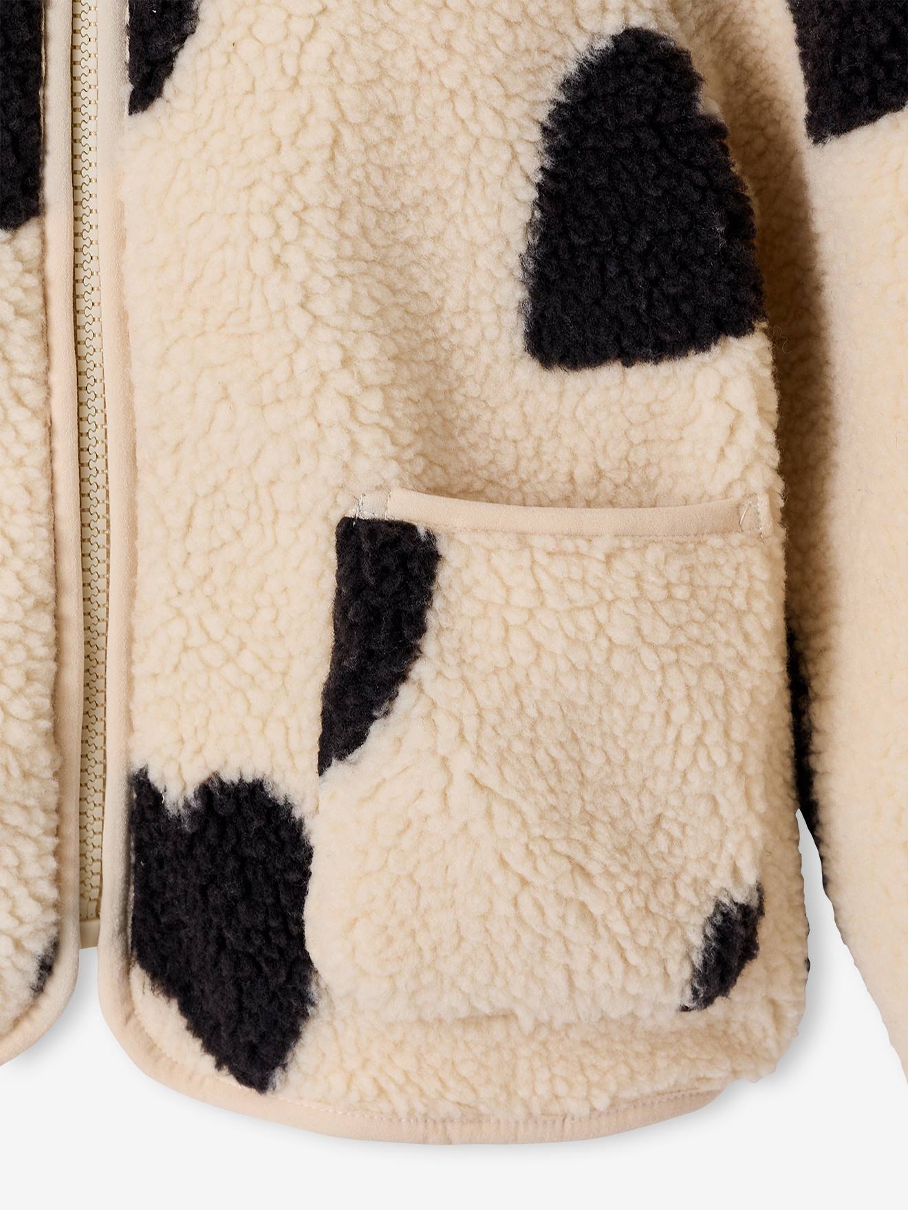 Thumbnail - Mädchen Teddyfleece-Jacke mit Kapuze