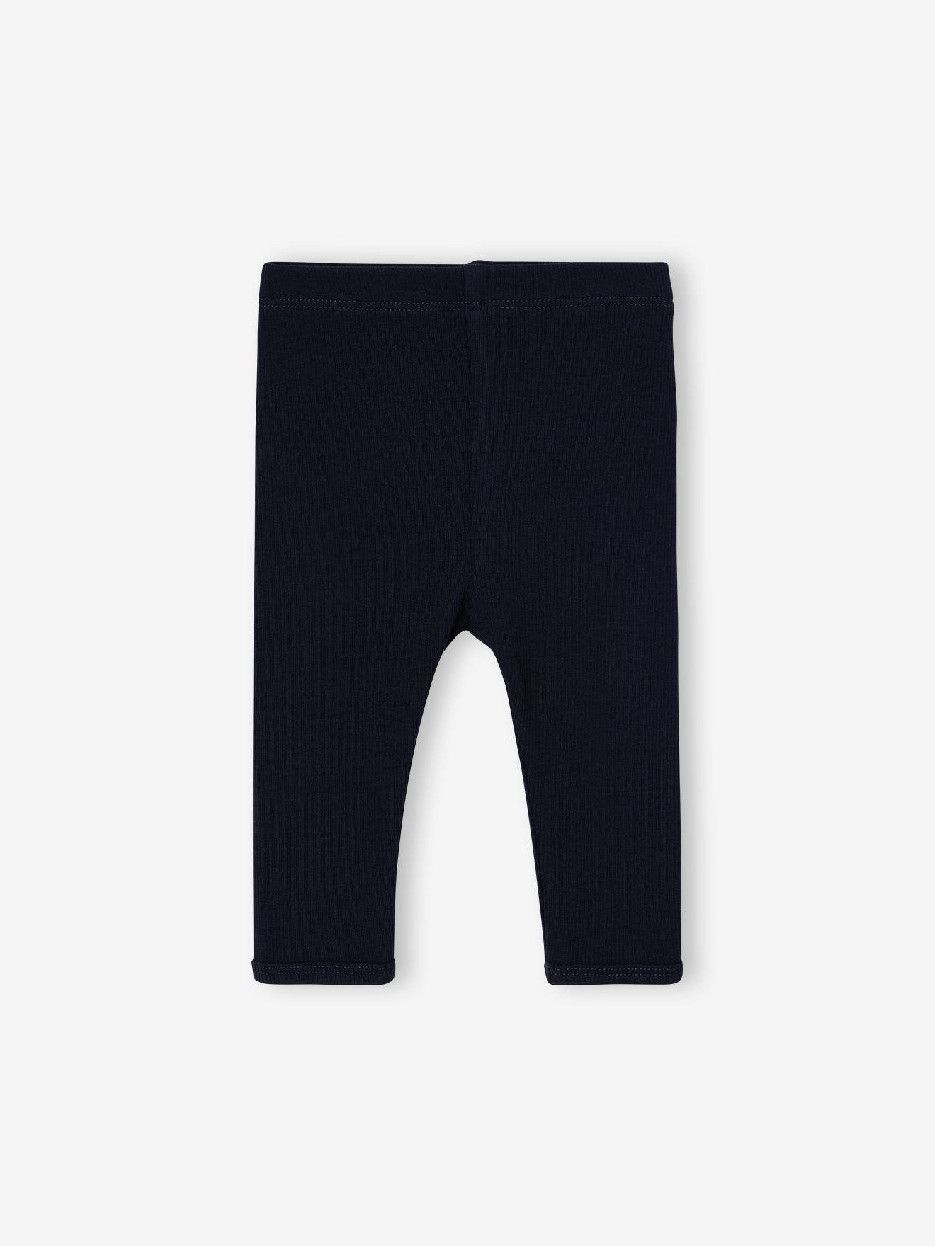 Thumbnail - 3er-Pack Leggings Baby gerippt