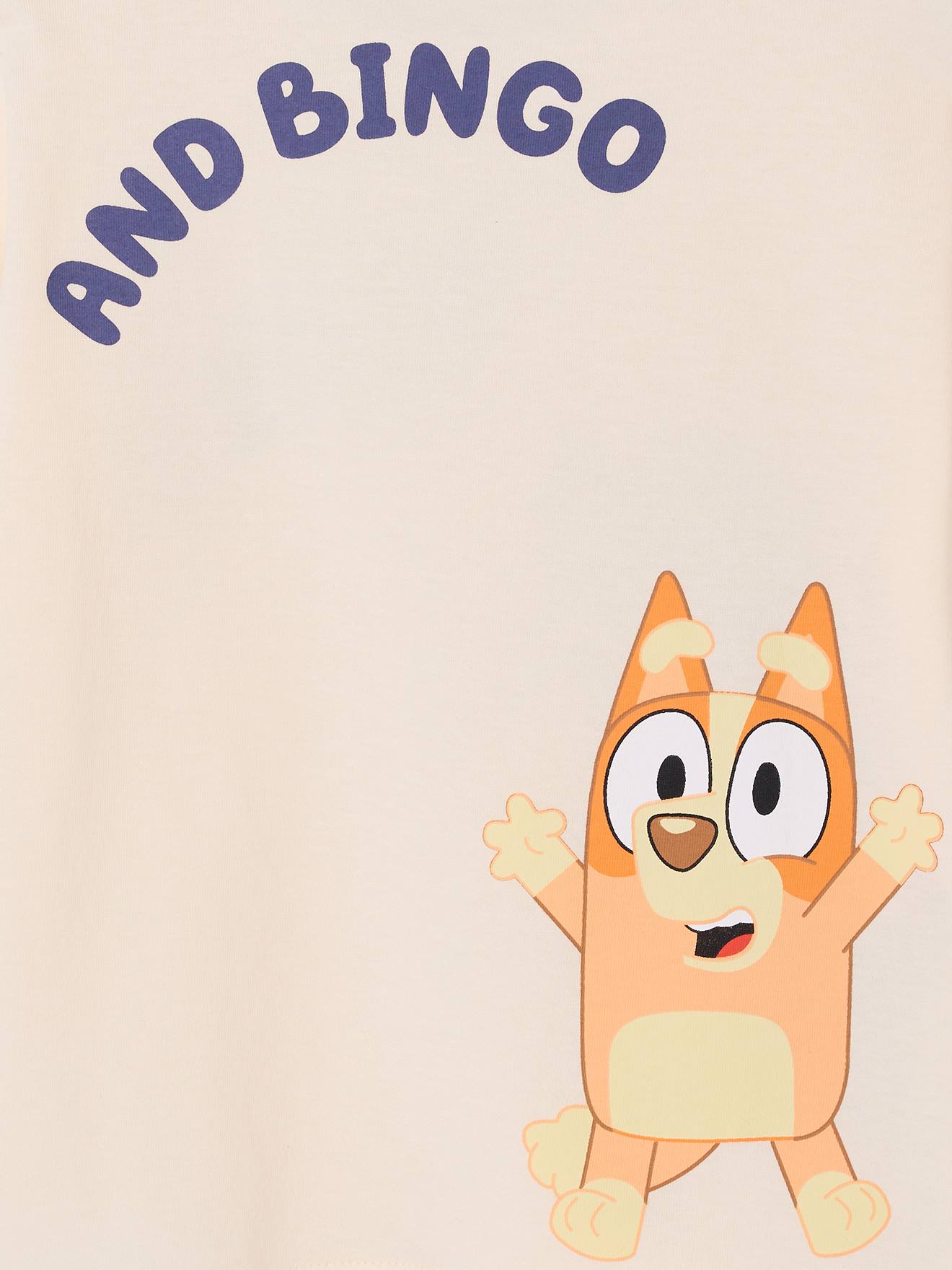 Thumbnail - T-Shirt Mädchen Der Welpe Bluey vanille