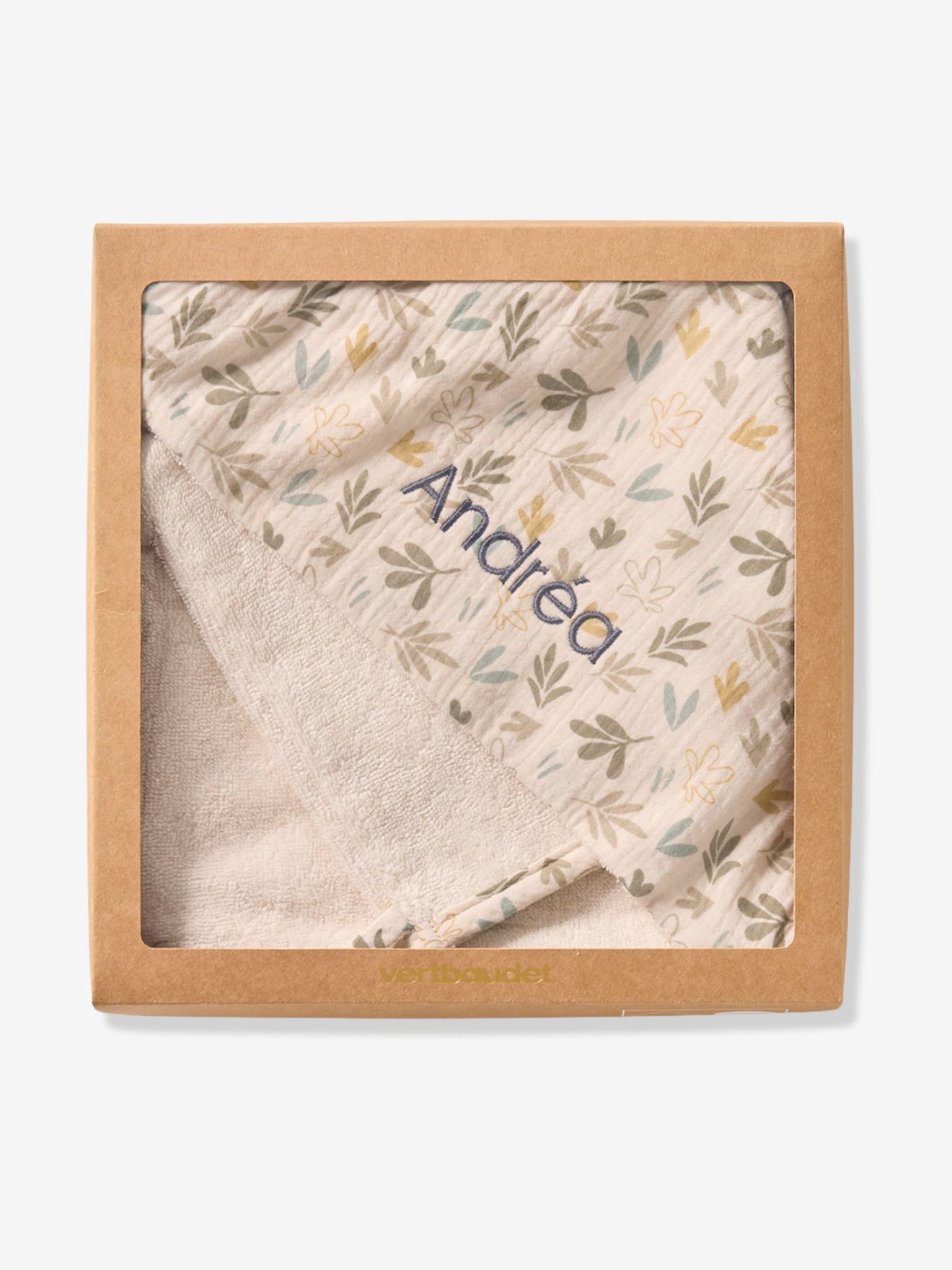 Thumbnail - Set aus Musselin-Badecape & Waschhandschuh Baby BAYOU