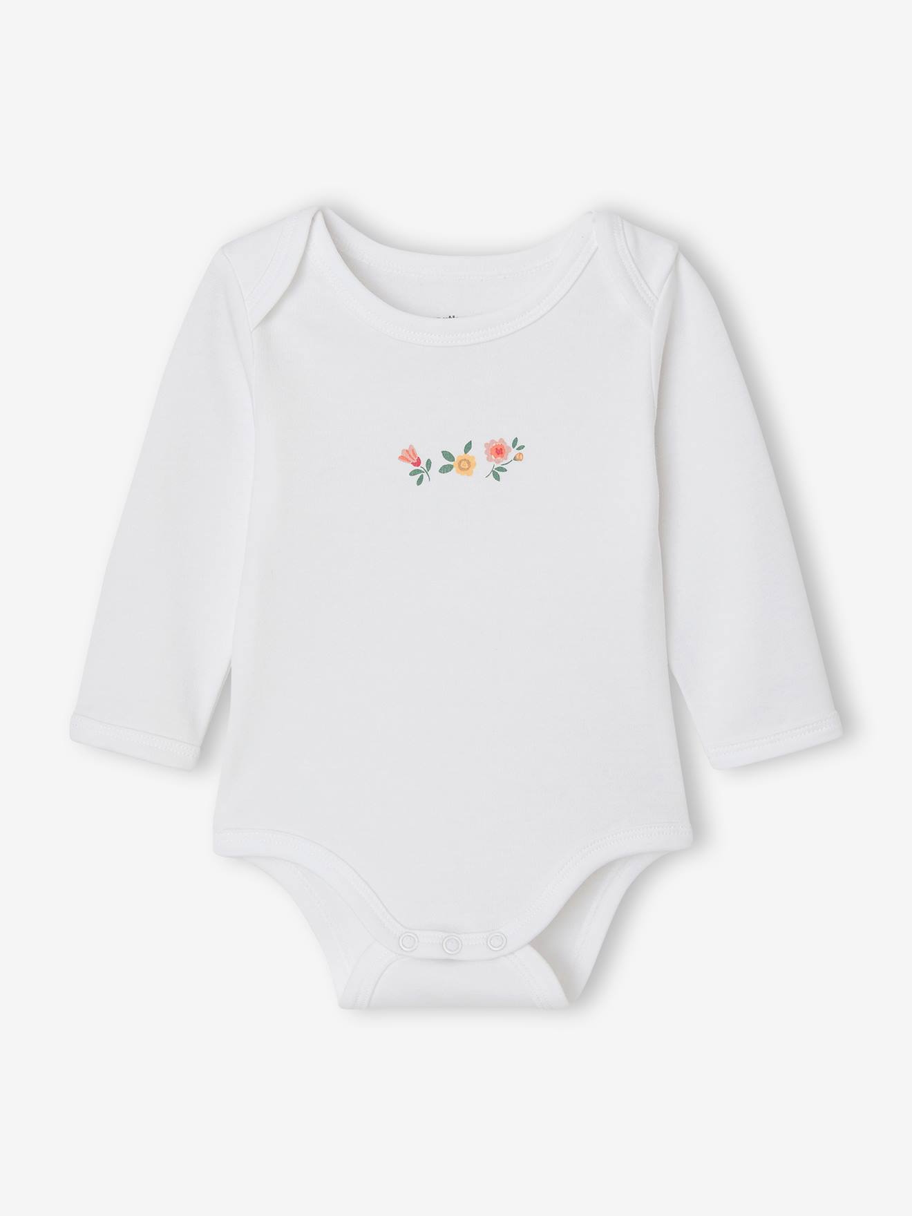 Thumbnail - 5er-Pack Baby Langarm-Bodys mit Blumenmuster