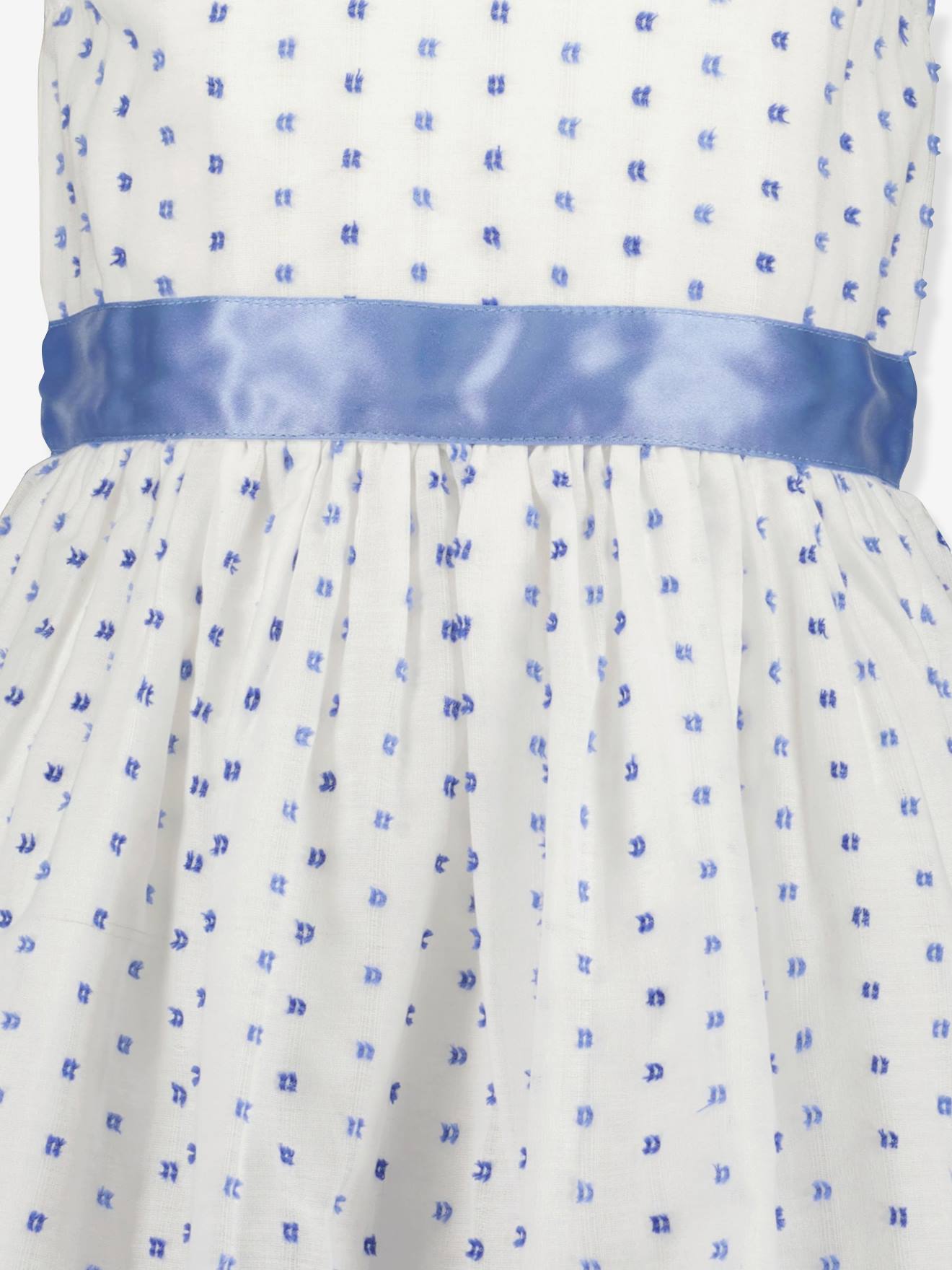 Thumbnail - Ärmelloses Sommerkleid Mädchen BLUE SEVEN glänzende Bordüre