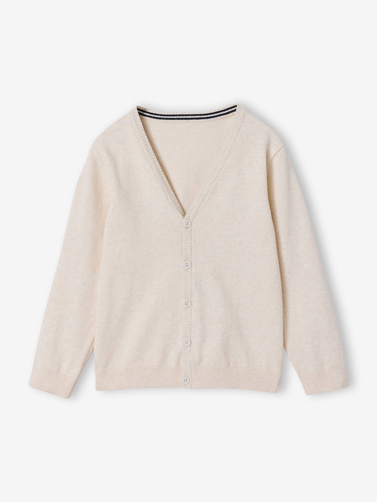 Jungen Cardigan mit V-Ausschnitt BASIC