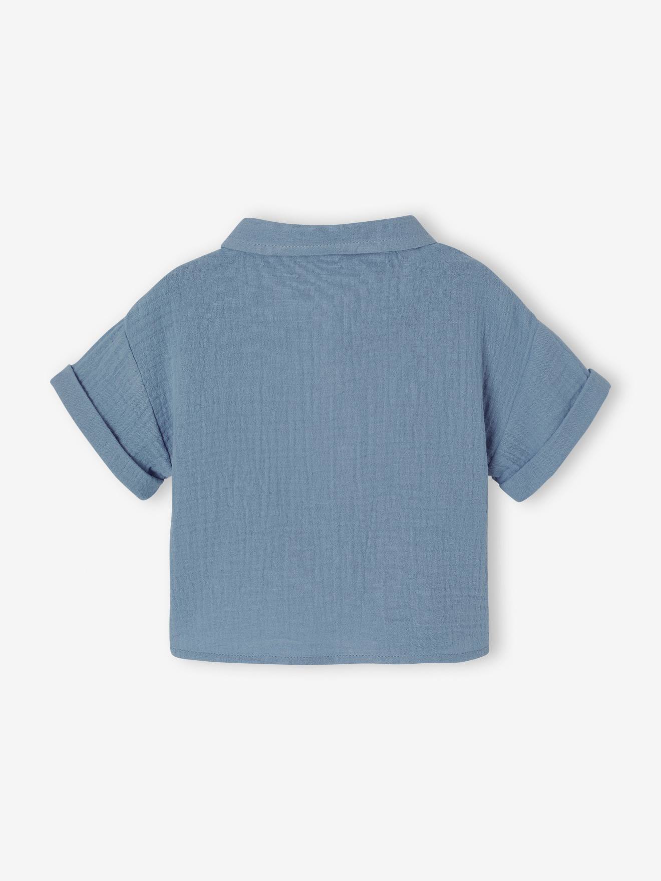 Thumbnail - Musselin-Hemd Jungen Baby